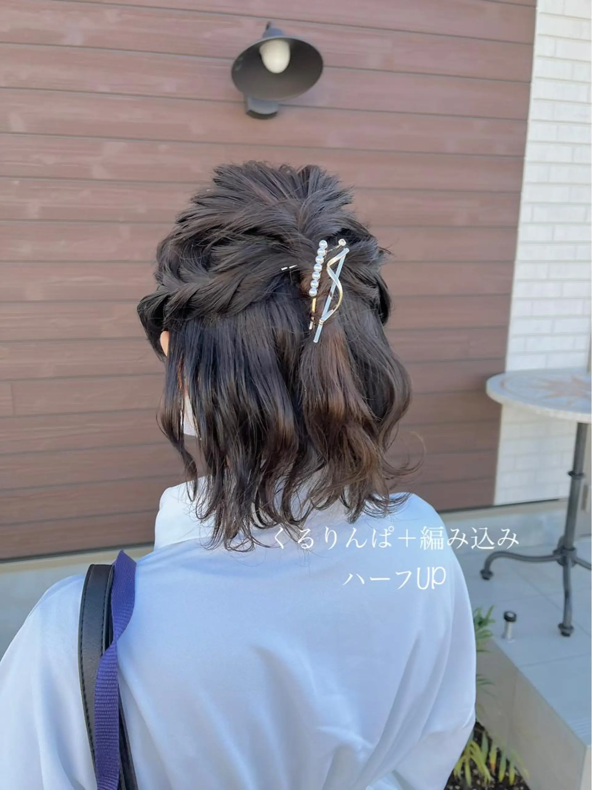 ミディアム ヘアアレンジ 結婚式・ブライダル 堀口 彩佳のヘアスタイル