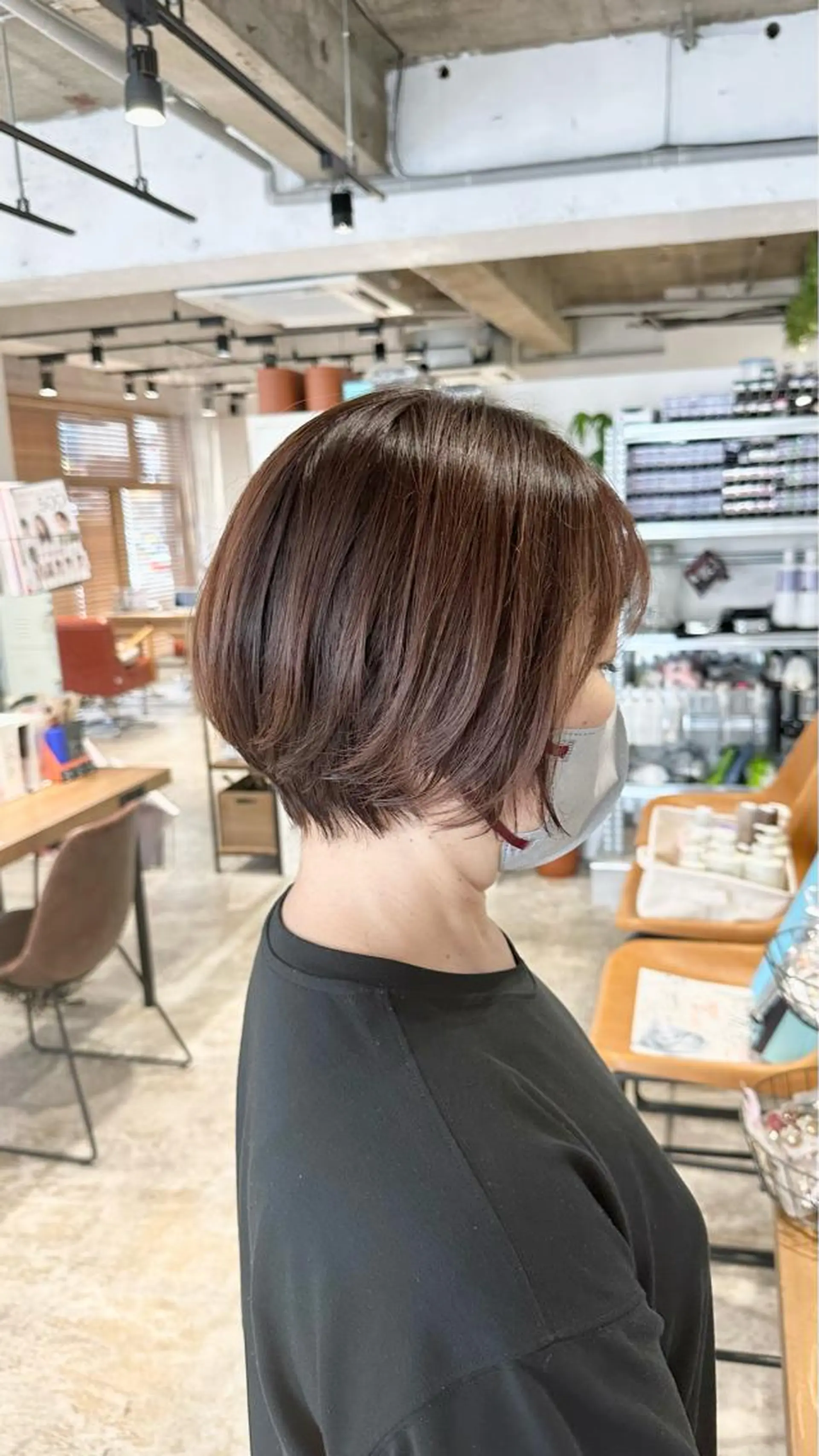 ショート カット ヘアカラー ✨圧倒的満足度◎ 小顔美人ショート✨佃のヘアスタイル