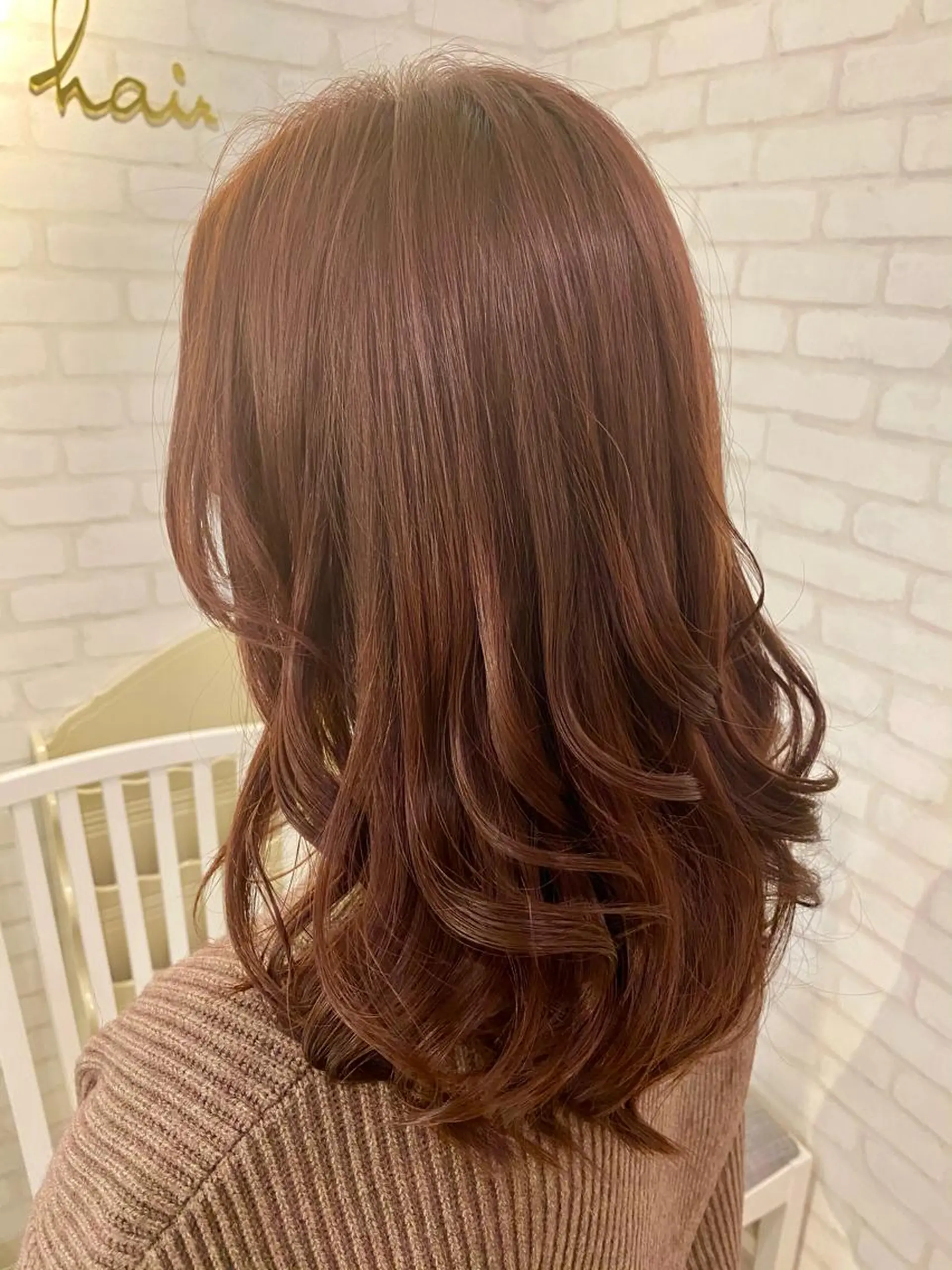 セミロング カット ヘアカラー トリートメント トレンドカラー🎨 Eriのヘアスタイル