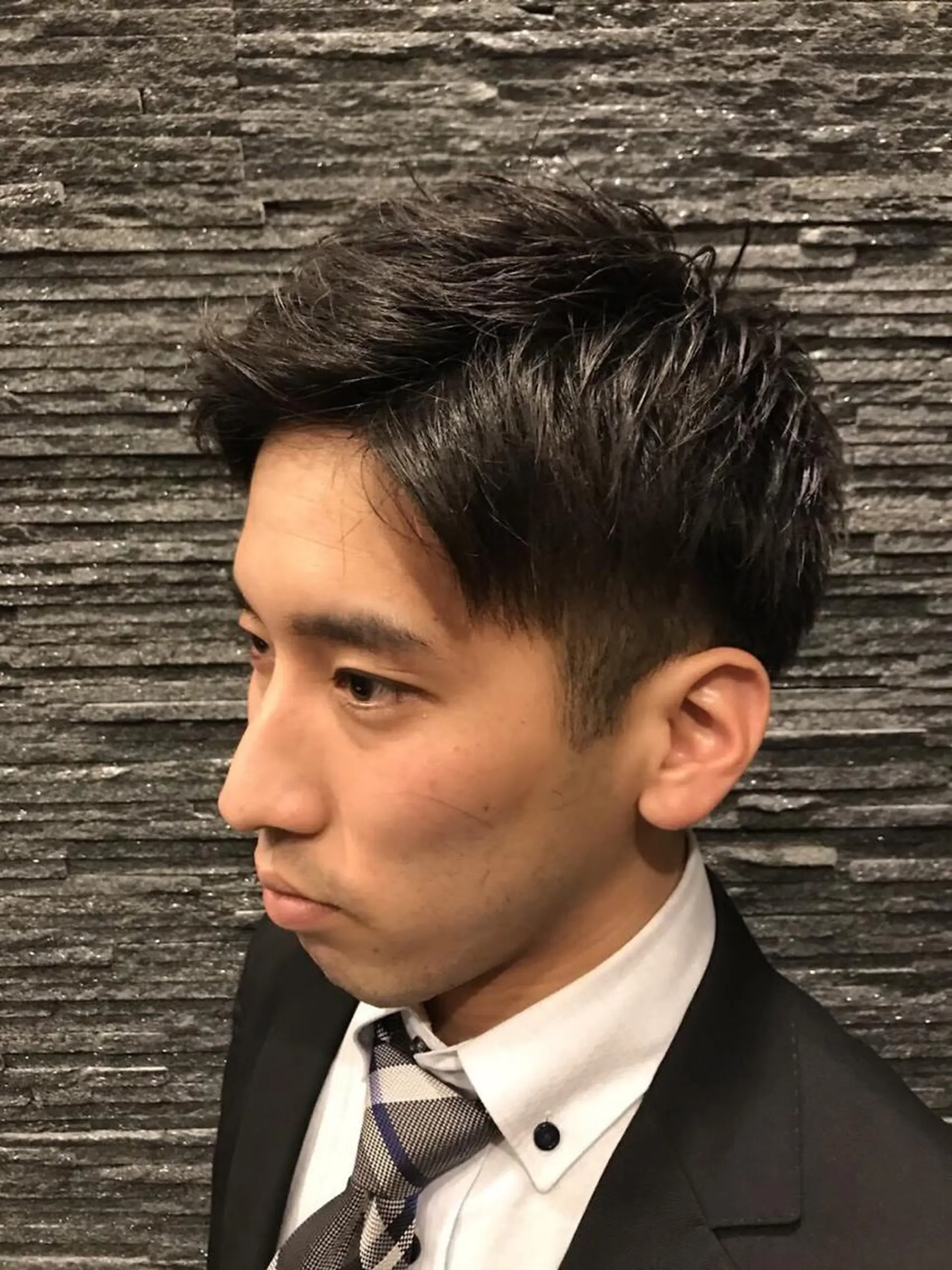 ショート メンズ hiroginza新橋銀座口店モデル専用所属・岩間 佳祐のヘアスタイル