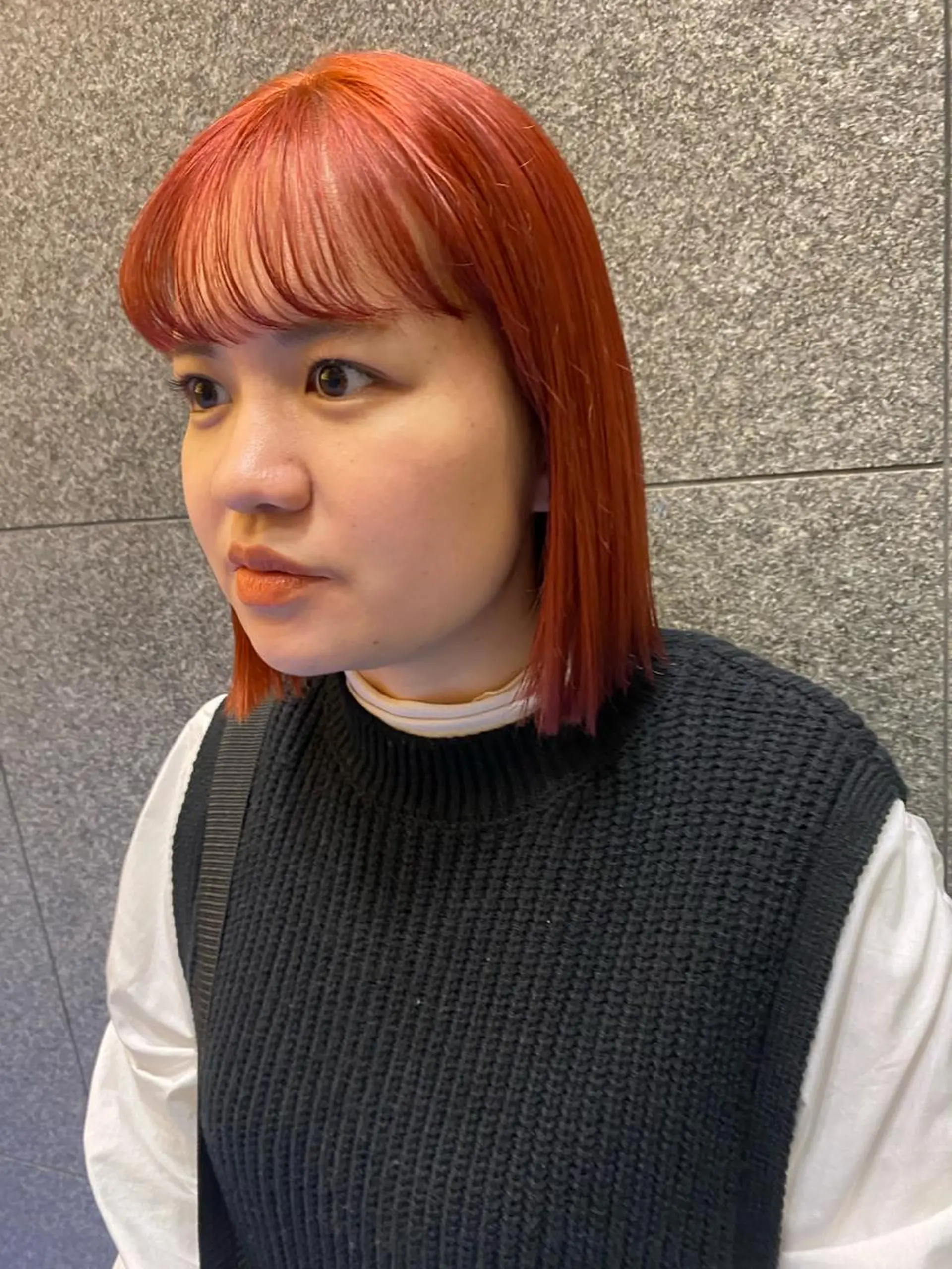 ショート デザインカラー/ボブ ブリーチカラー/ユリのヘアスタイル