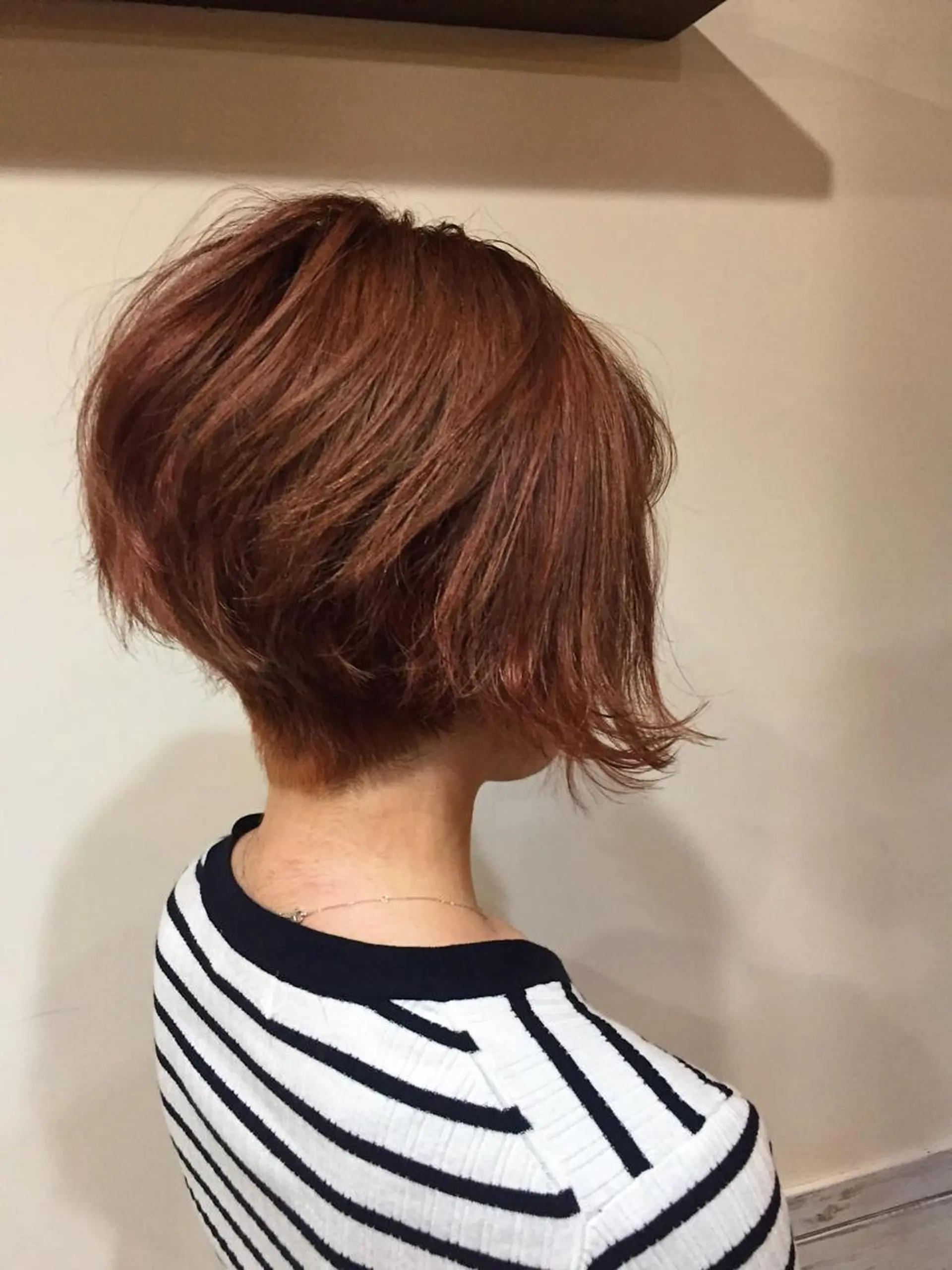 ショート カラー ハイトーンカラー ピンクカラー カラー特化サロン大阪 ルービック江坂/新城のヘアスタイル
