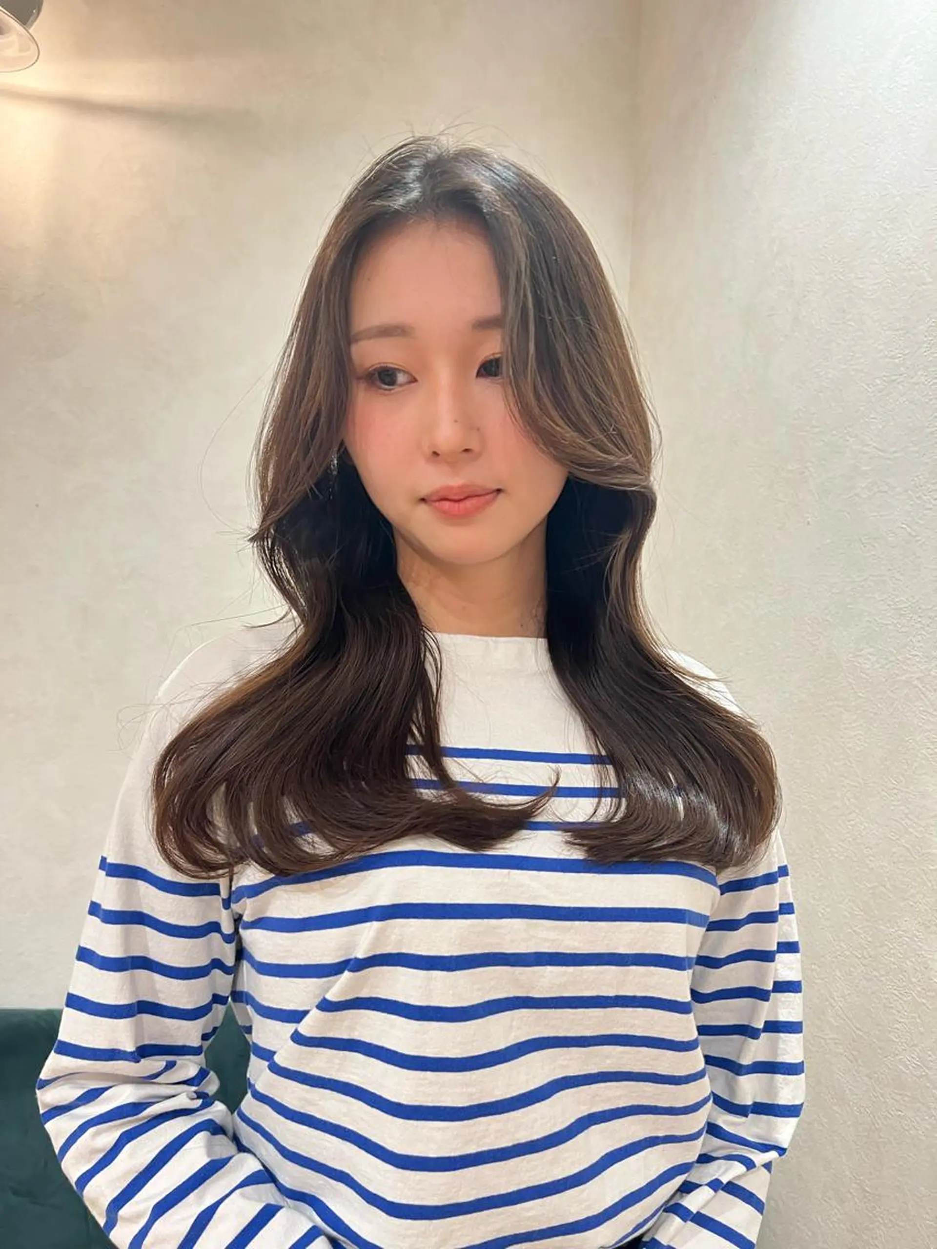 ロング カラー ヘアアレンジ ARIA💎縮毛矯正 ブリーチ💎複雑履歴のヘアスタイル