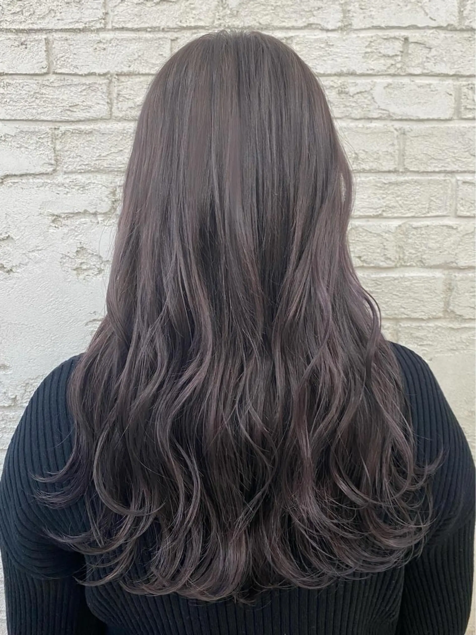 ロング カラー ヘアアレンジ ブリーチ 透明感カラー グレージュ ラベンダーカラー ラベンダーグレージュ 池袋/韓国レイヤー 💗🐇amiのヘアスタイル