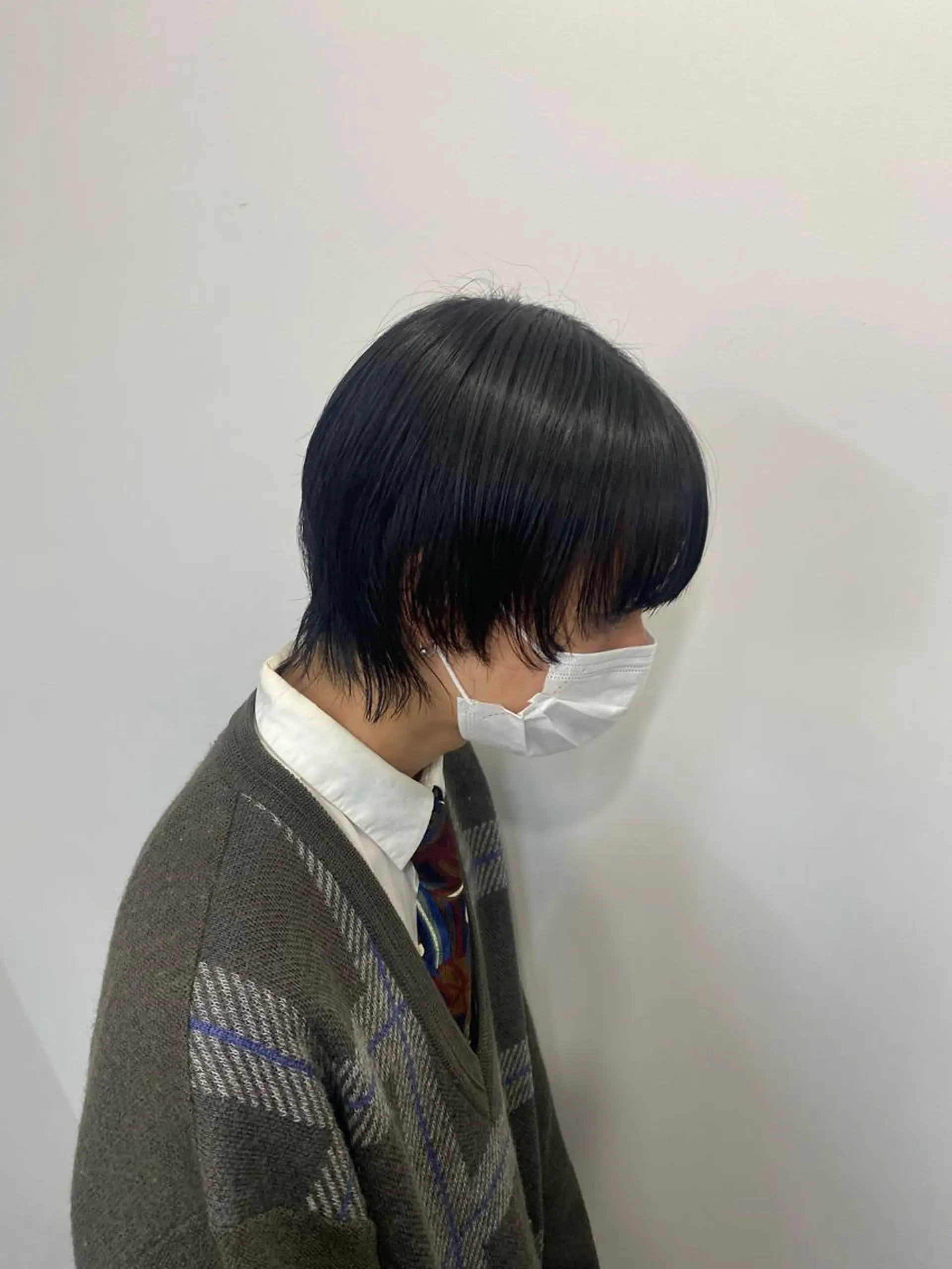 ショート メンズ メンズブリーチ メンズハイトーン メンズウルフカット 似合わせカット ウルフカット 梅田l大人韓国ヘア レイヤー×艶カラーのヘアスタイル