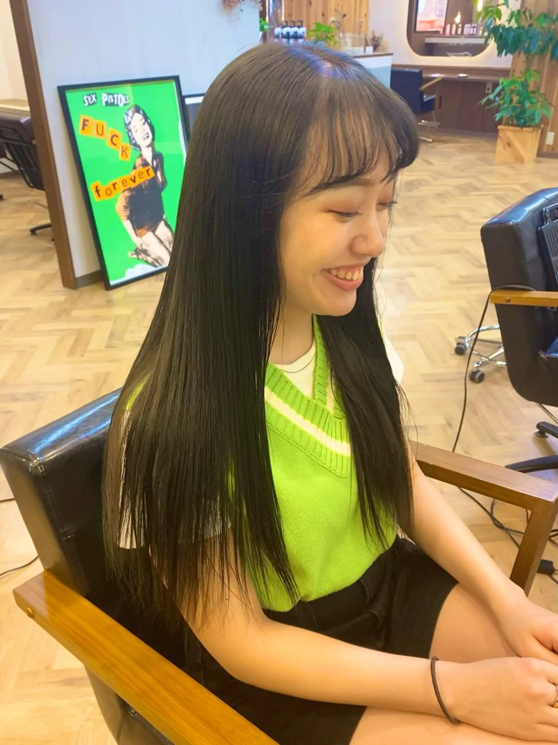 ロング デザインカラー/ボブ ブリーチカラー/ユリのヘアスタイル