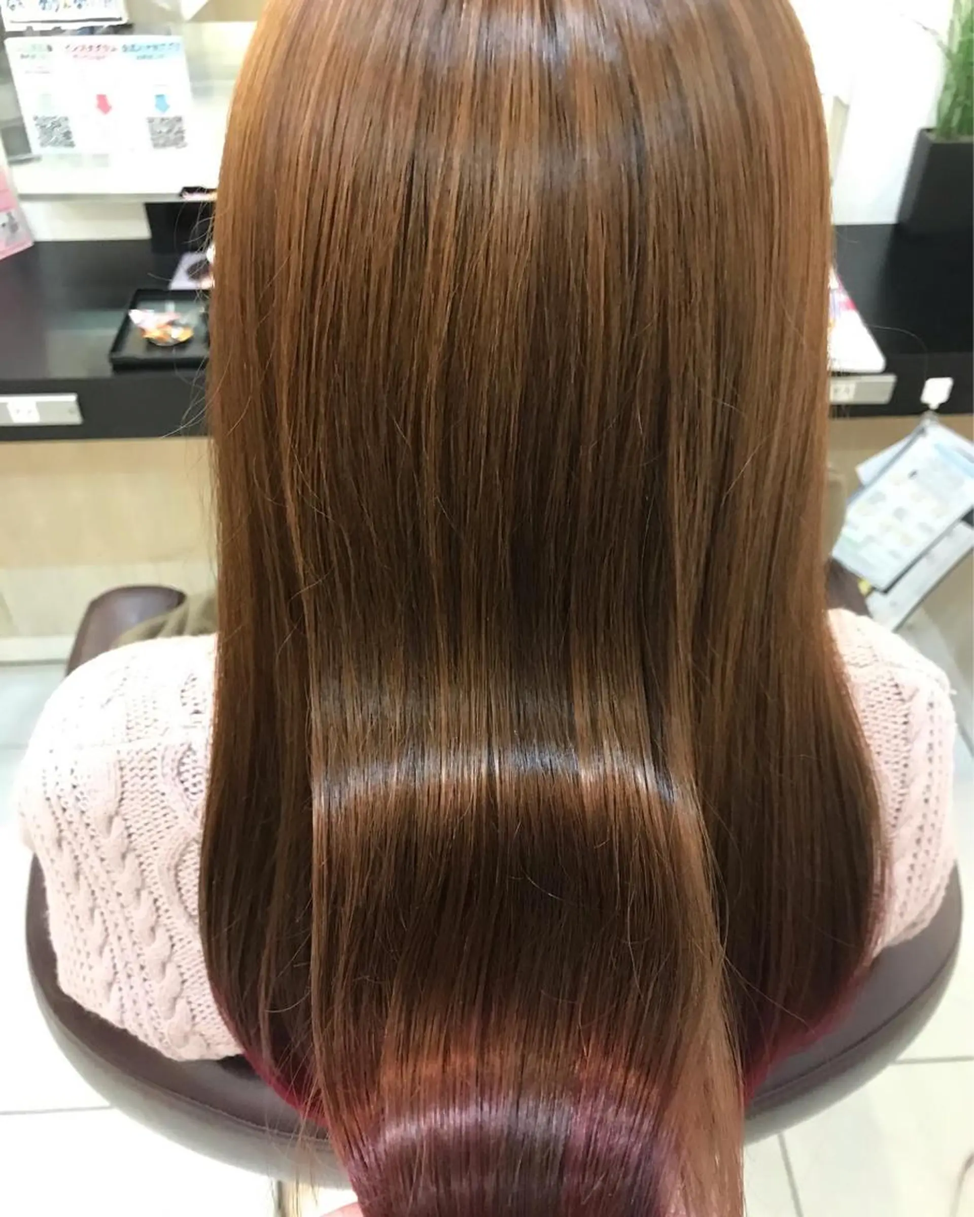 ロング カラー ヘアカラー トリートメント yukari 艶髪ヘアのヘアスタイル