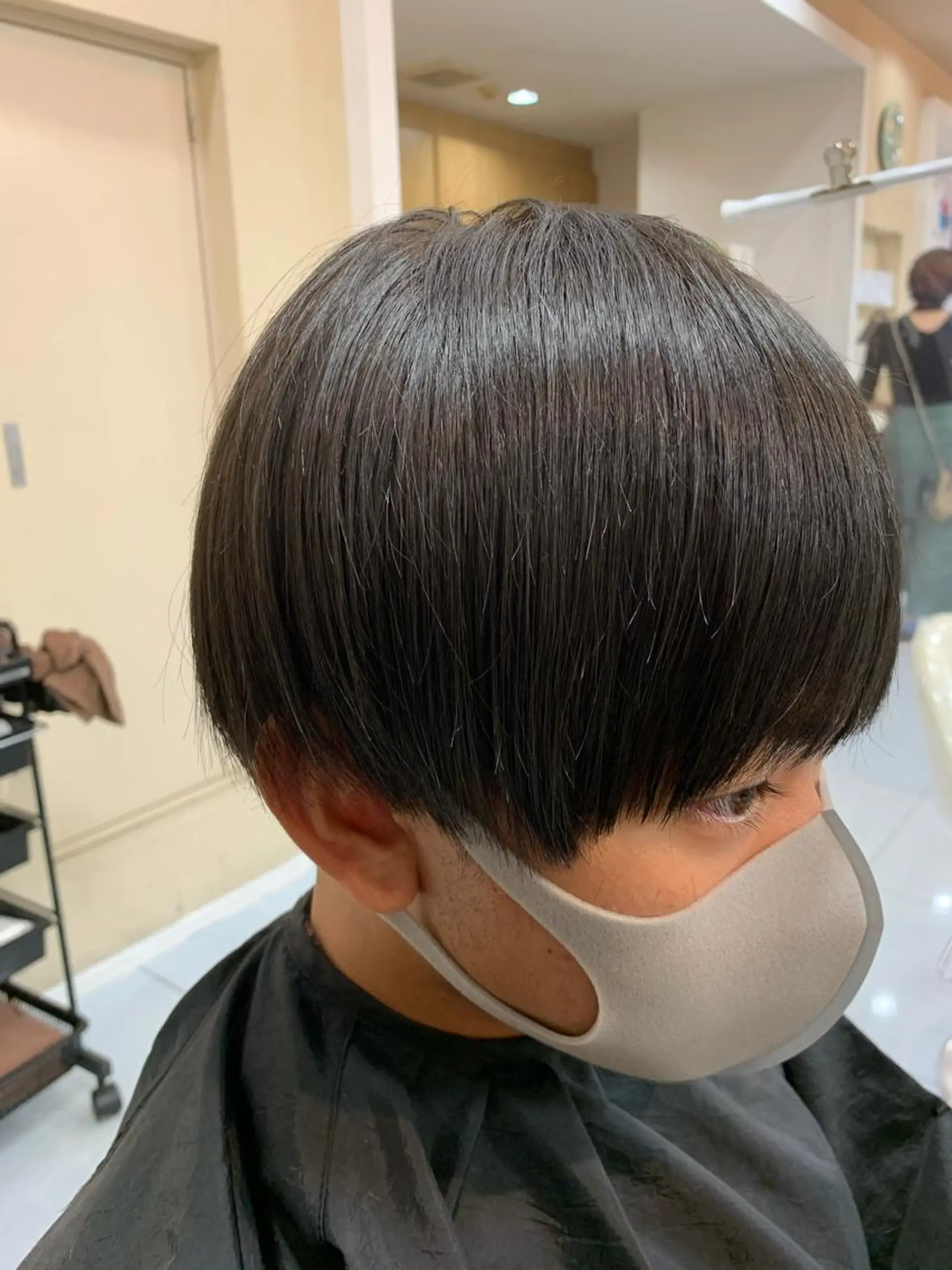 ショート パーマ 縮毛矯正 縮毛矯正 髪質改善/縮毛矯正 /レイヤー岡部のヘアスタイル