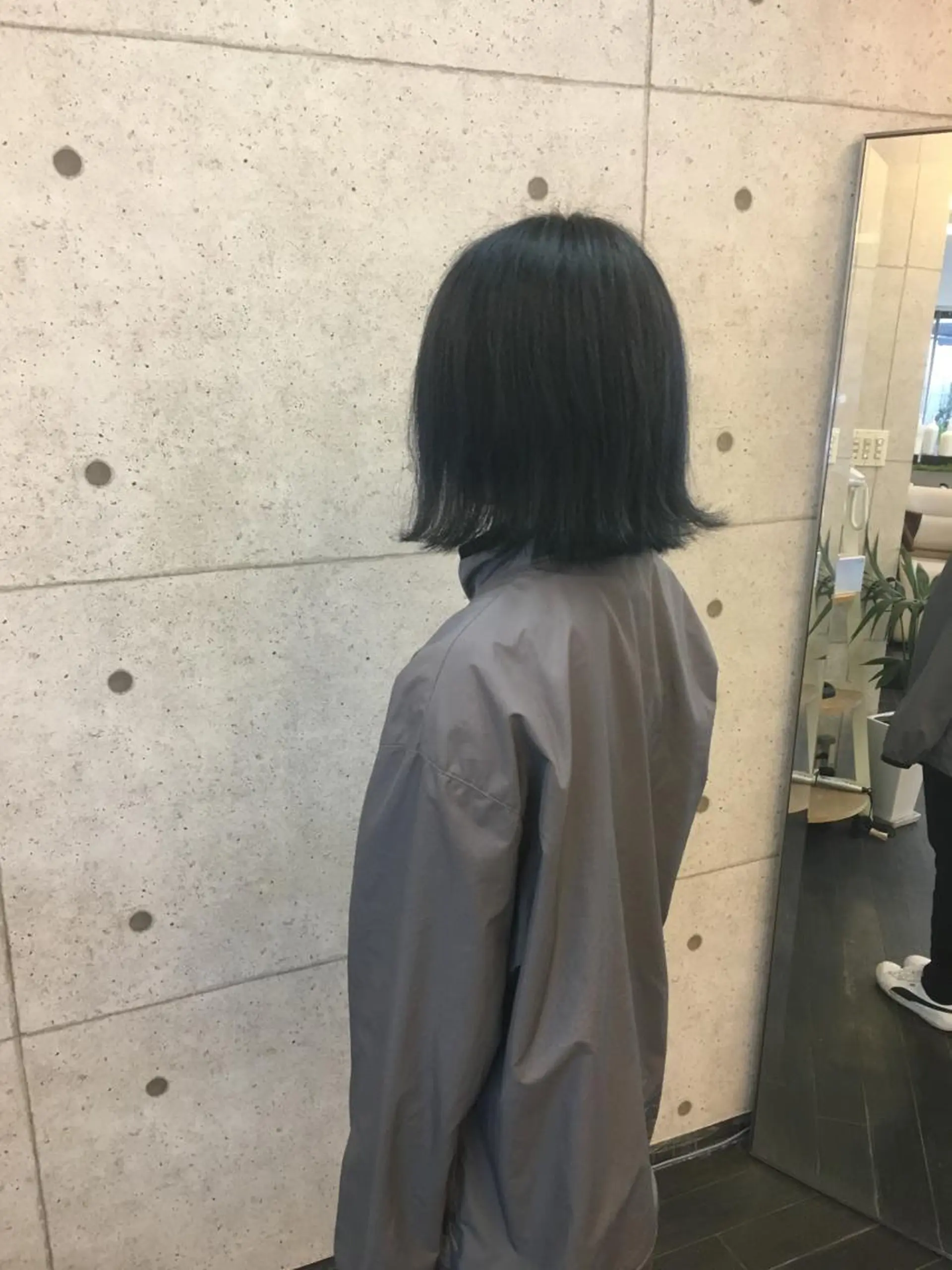 ショート カラー ネイビーカラー ヘアカラー 平田 晃誠のヘアスタイル