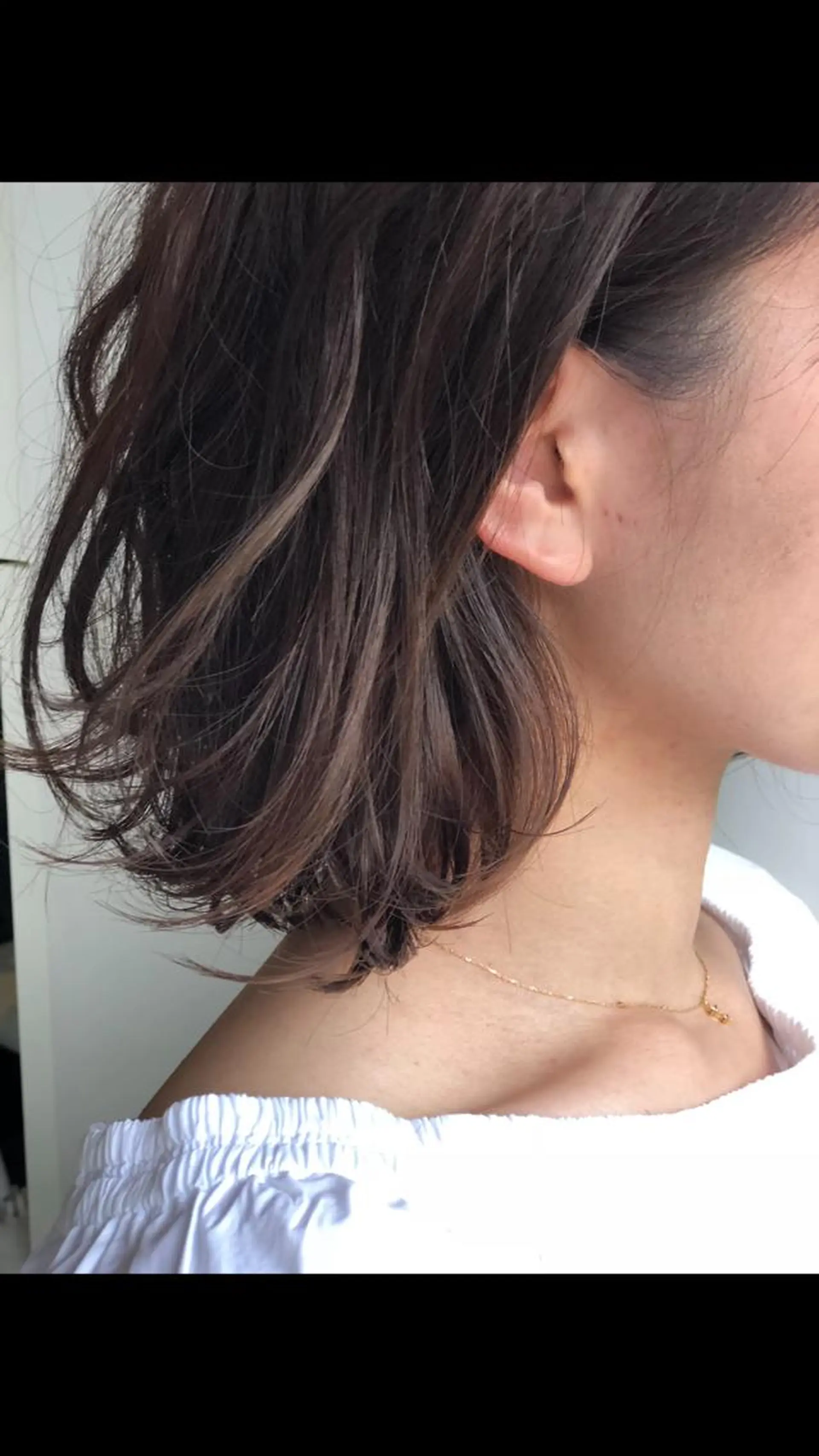 ミディアム 髪質改善 縮毛矯正 トリートメント カット 髪のケアリスト高橋 健太郎のヘアスタイル