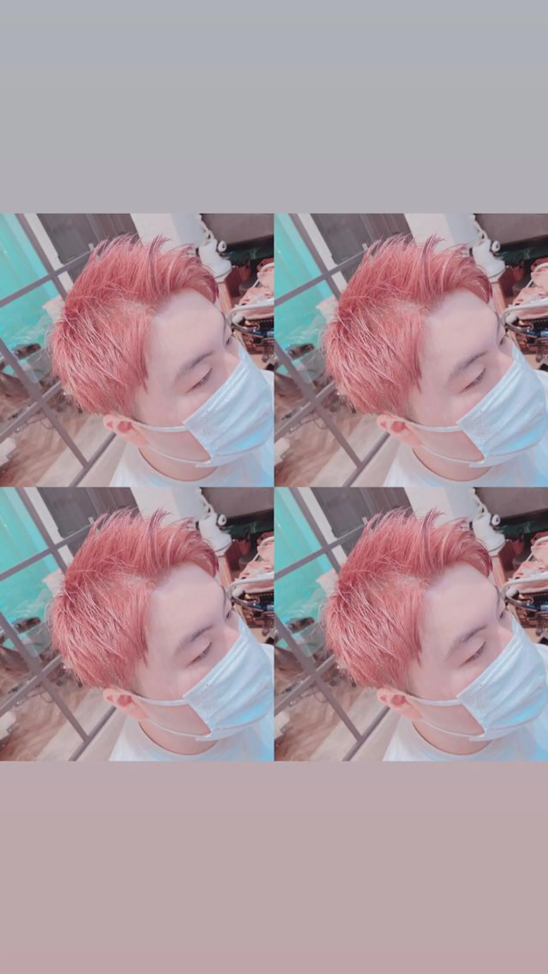 カラー ベージュカラー 黒髪 ブリーチ ピンクカラー ピンクベージュ 神山 大樹✂︎宇都宮江曽島のヘアスタイル