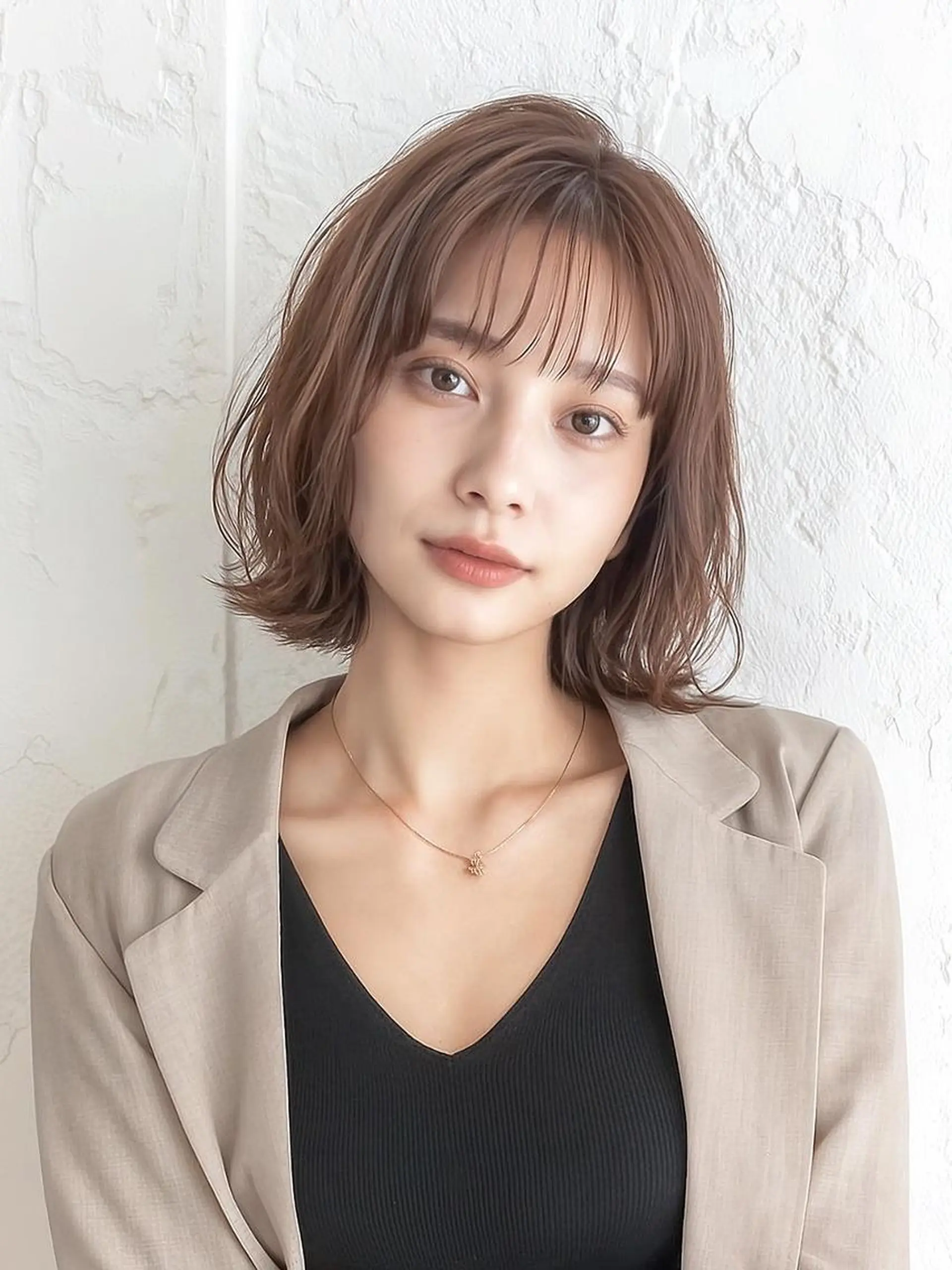 ショート カット ヘアカラー トリートメント ete ニシハラのヘアスタイル