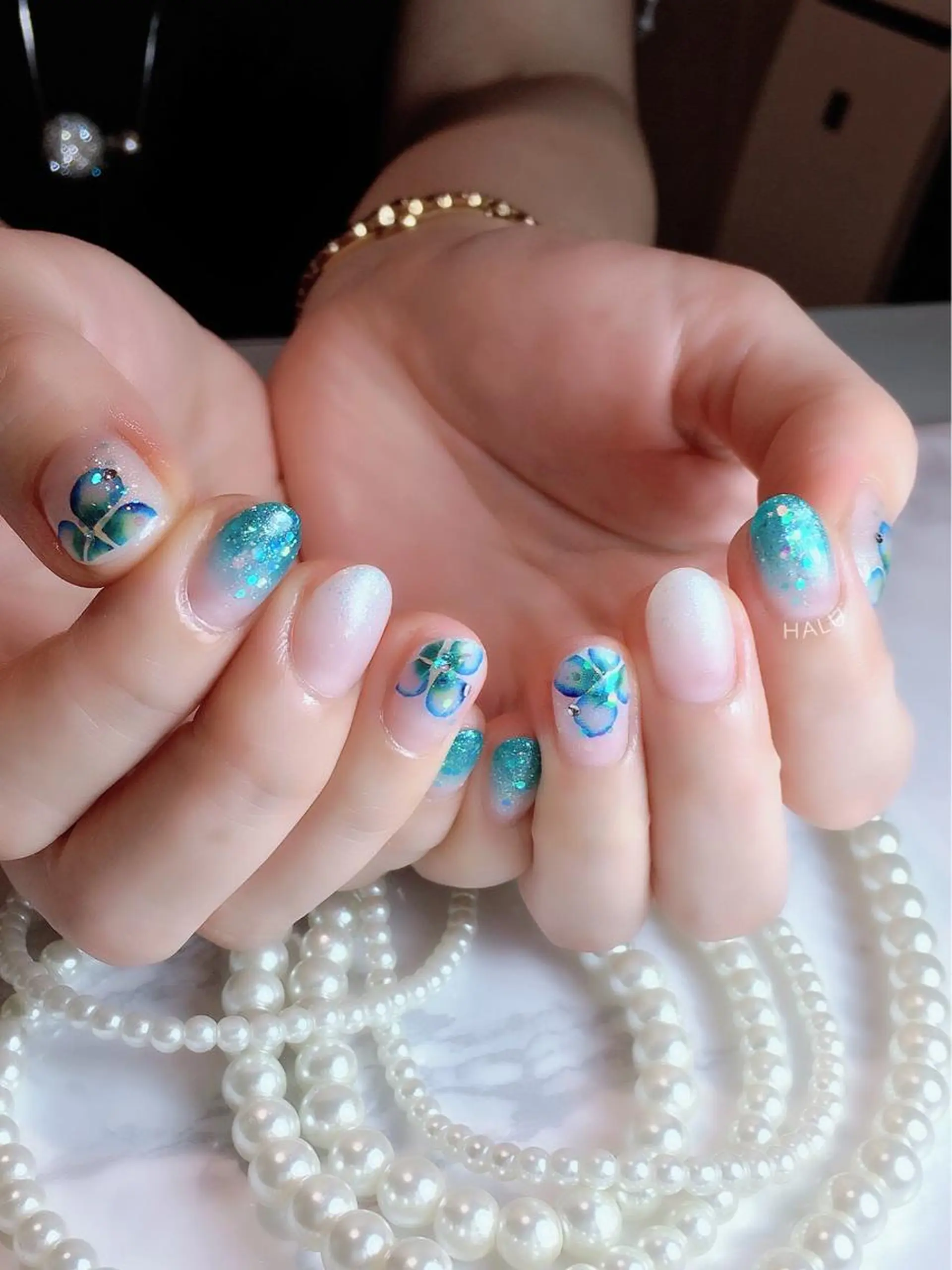 ネイル キラキラネイル ラメ(グリッター) HALU ハルのネイルデザイン