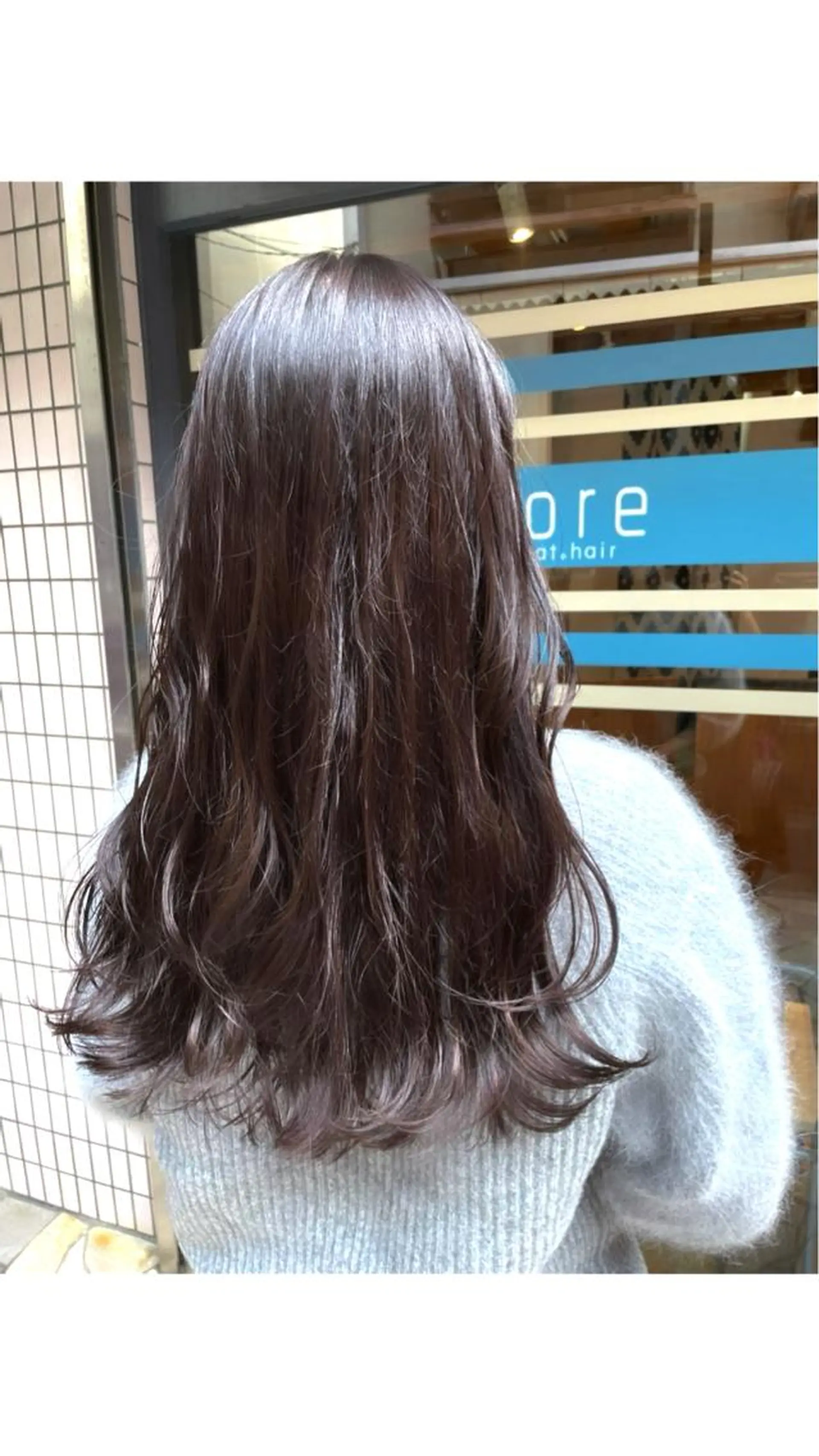 ロング カラー あずまぐち めぐみのヘアスタイル