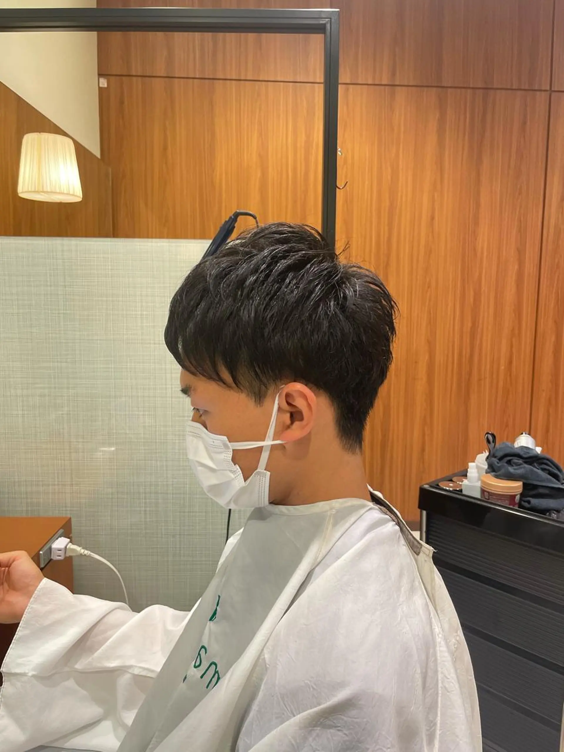 ショート メンズ ショートヘア 髙田 千華 髪質改善ストレートのヘアスタイル