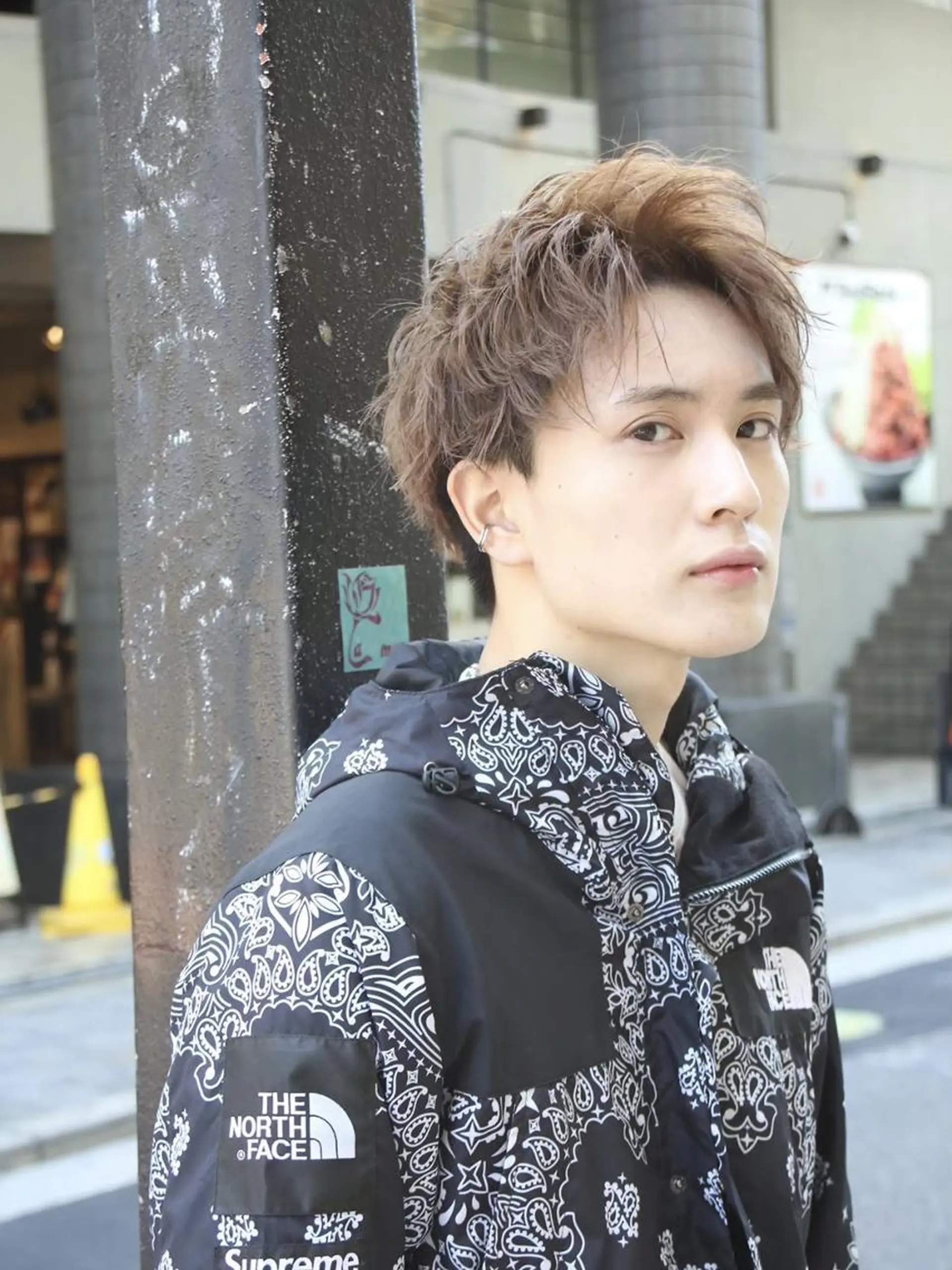 ショート カラー パーマ メンズ キッズ カット ケアカラーデザイナー 心斎橋/加山のヘアスタイル