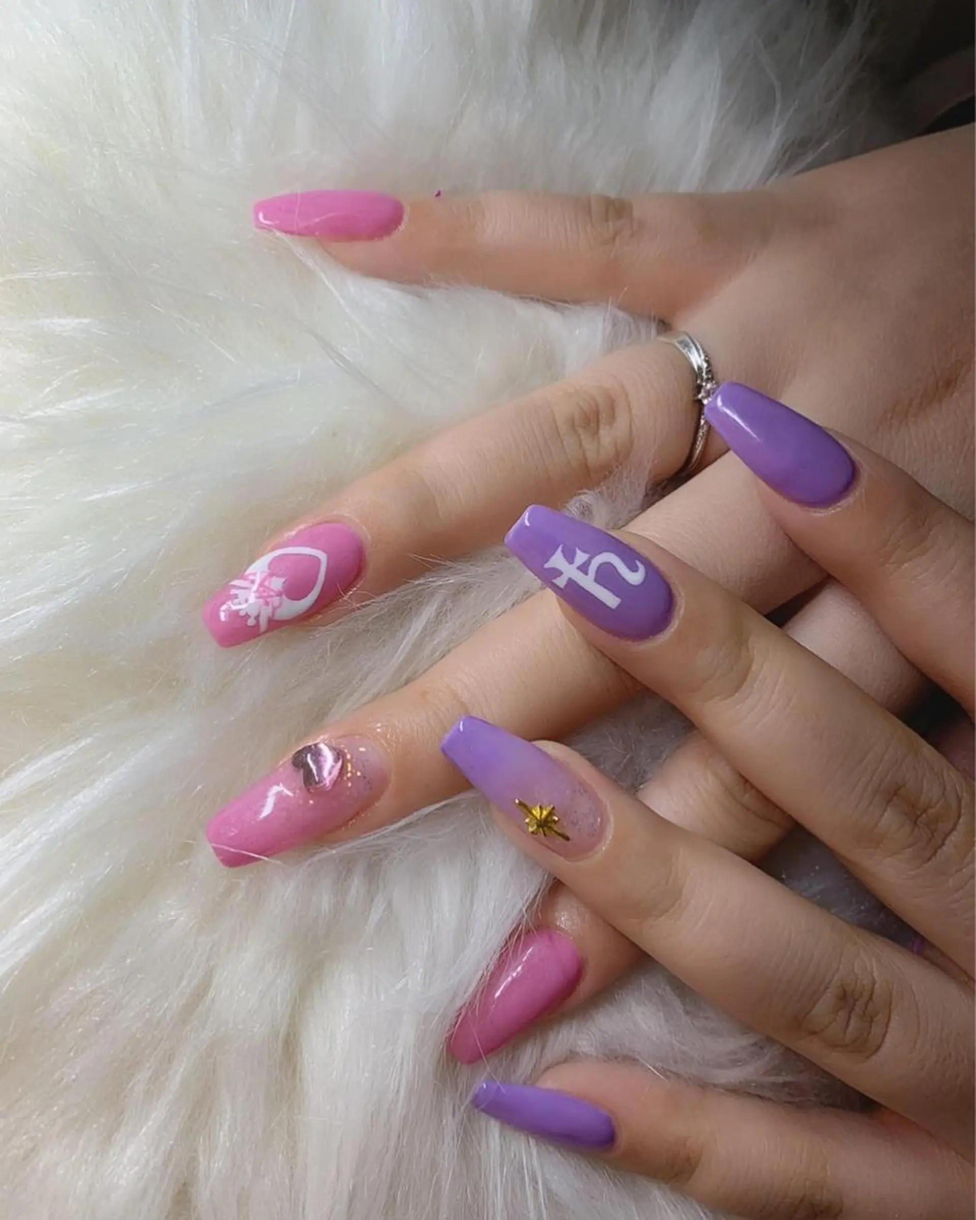 ネイル アートネイル フレンチネイル 韓国ネイル ミラーネイル 持ち込み *･*MIMnail 1号店･*:･*のネイルデザイン