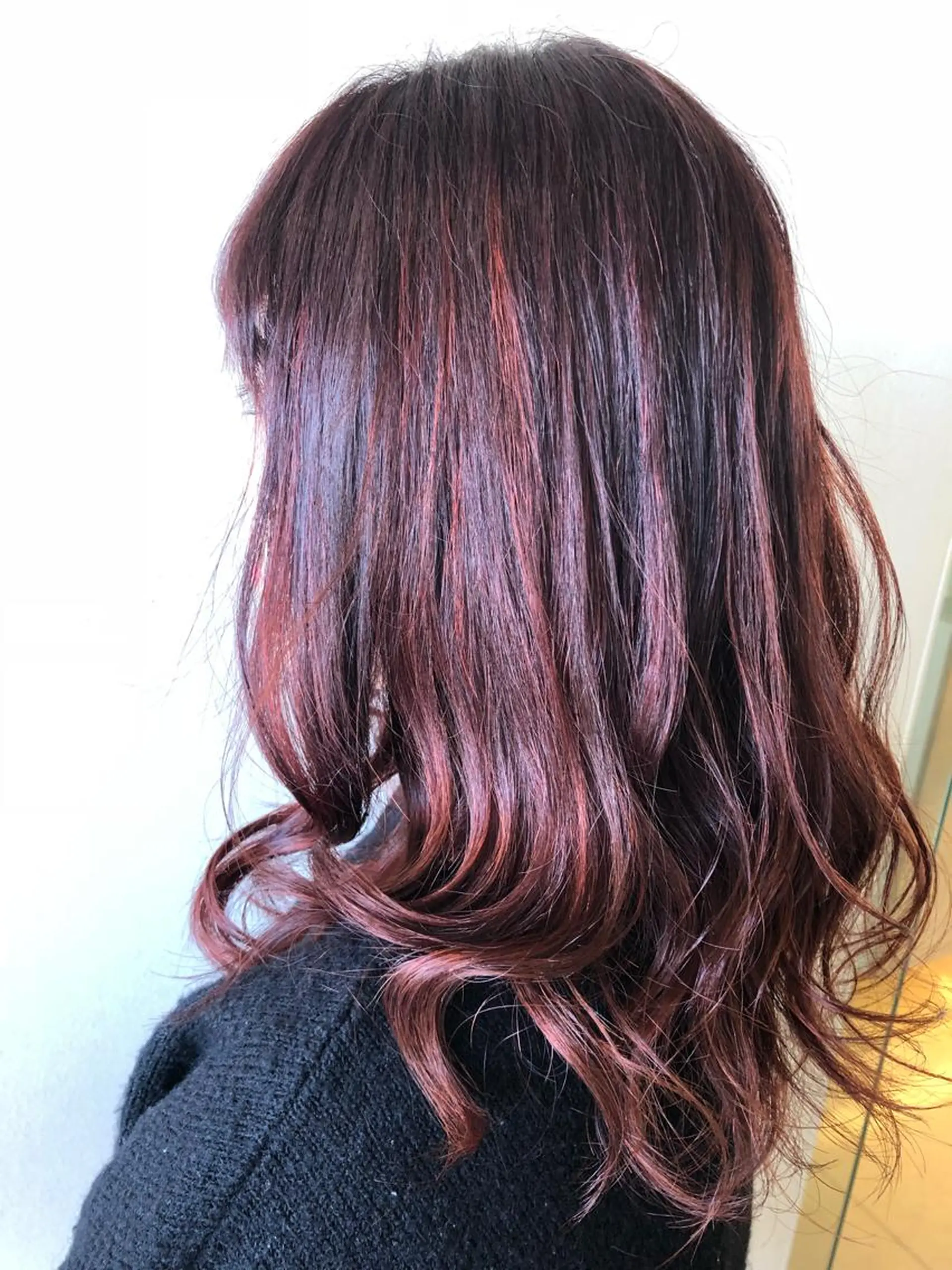 ロング カラー ハイライトカラー ピンクカラー ハイライト ヘアカラー トリートメント 似合わせ／代表 髪質改善/山田将大のヘアスタイル