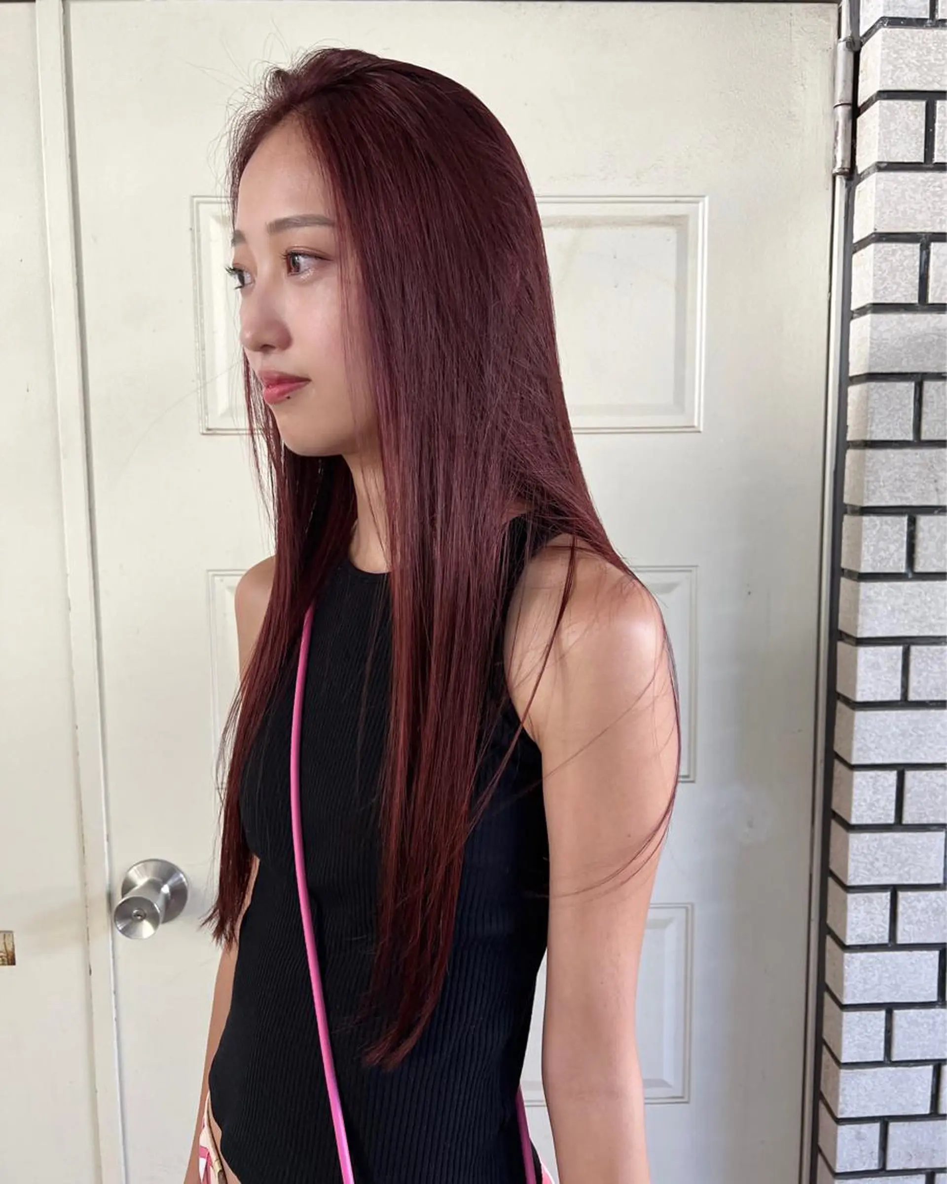 ロング カット ヘアカラー トリートメント まろやか透明感カラー ♡MANAのヘアスタイル