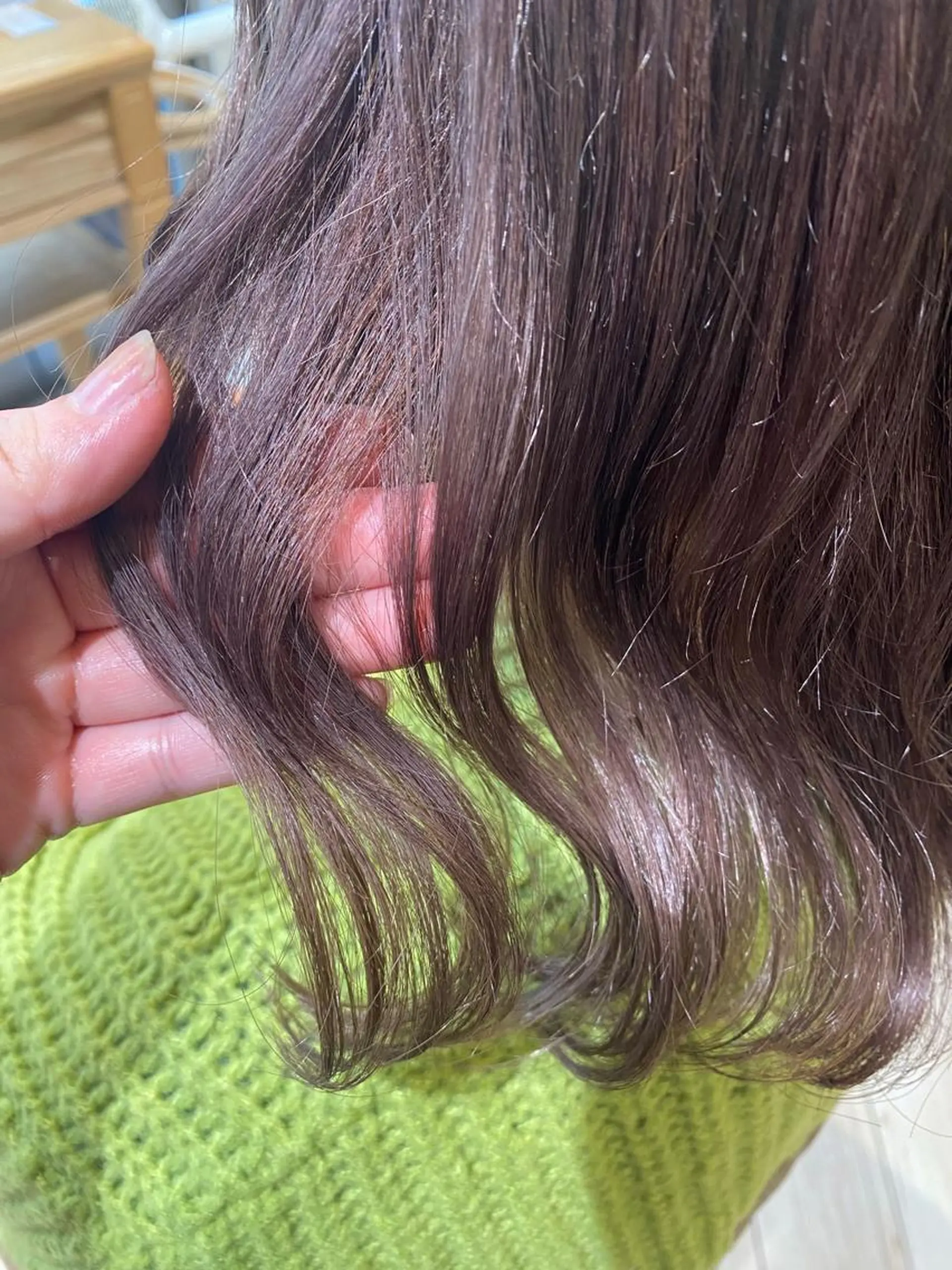 ミディアム カラー BiBi 藤野あゆみのヘアスタイル