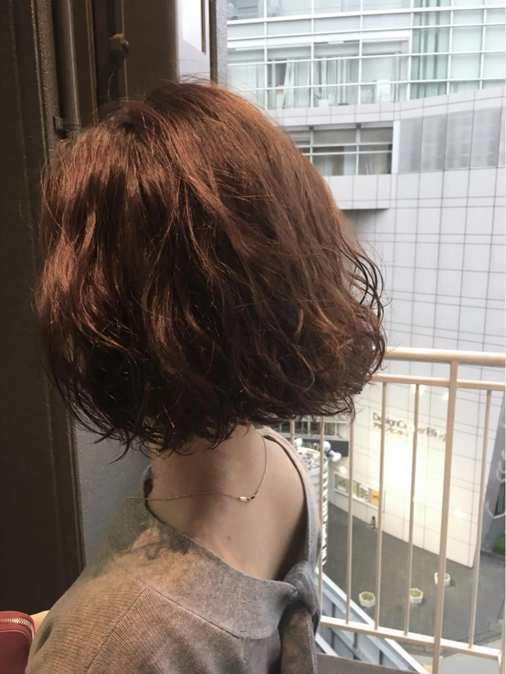 ショート カラー パーマ メンズヘア/レイヤー /ボブ山内春輝のヘアスタイル