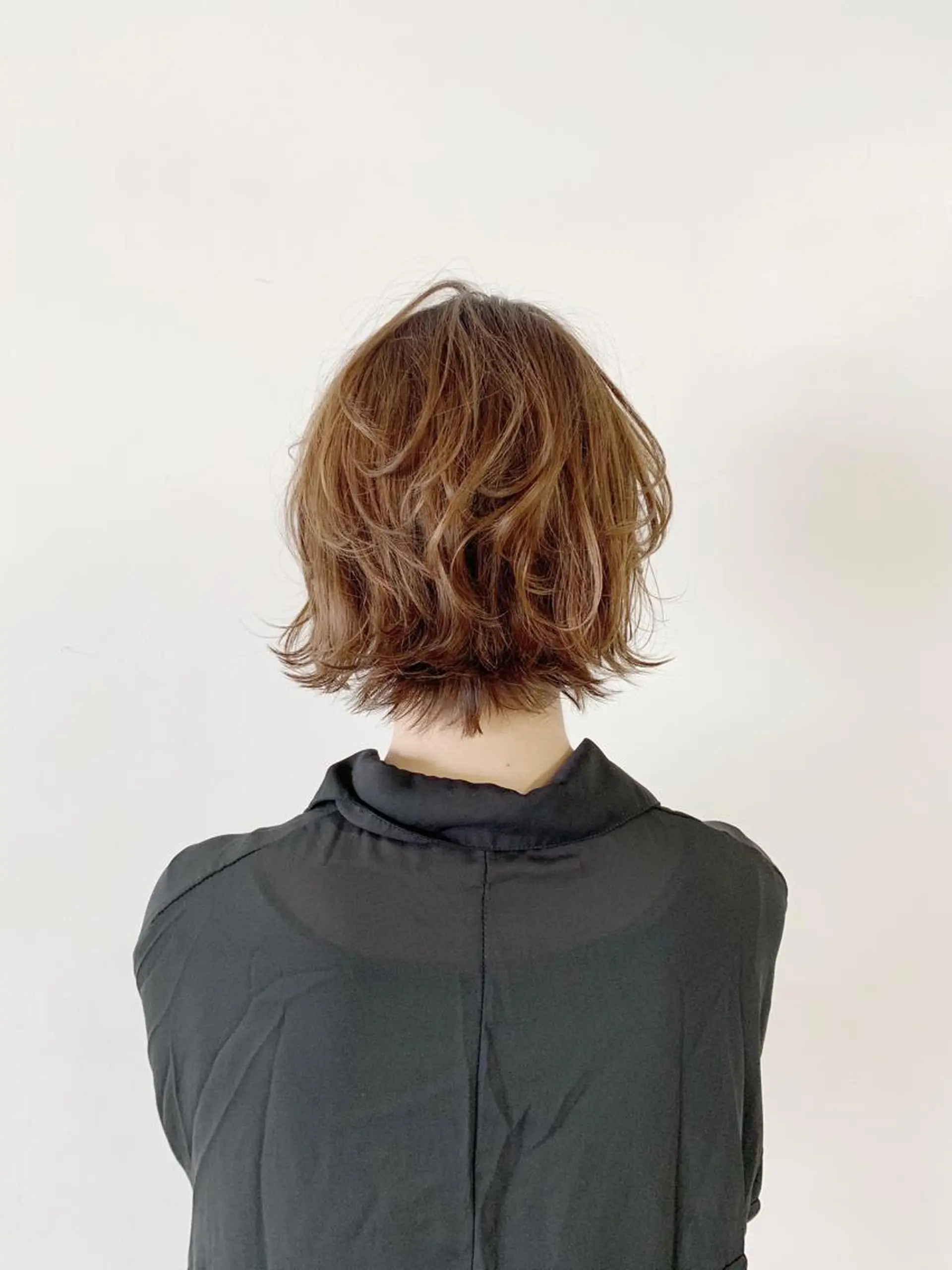 ショート カラー ショートボブ ボブ くせ毛 ショートヘア ボブ/大人ヘア k-two濱田のヘアスタイル