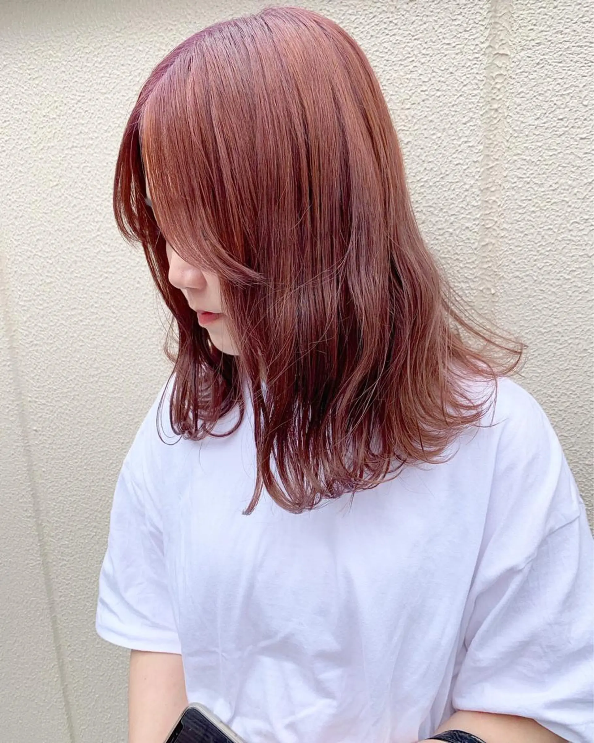 セミロング カラー ダブルカラー 脇谷 拓弥のヘアスタイル