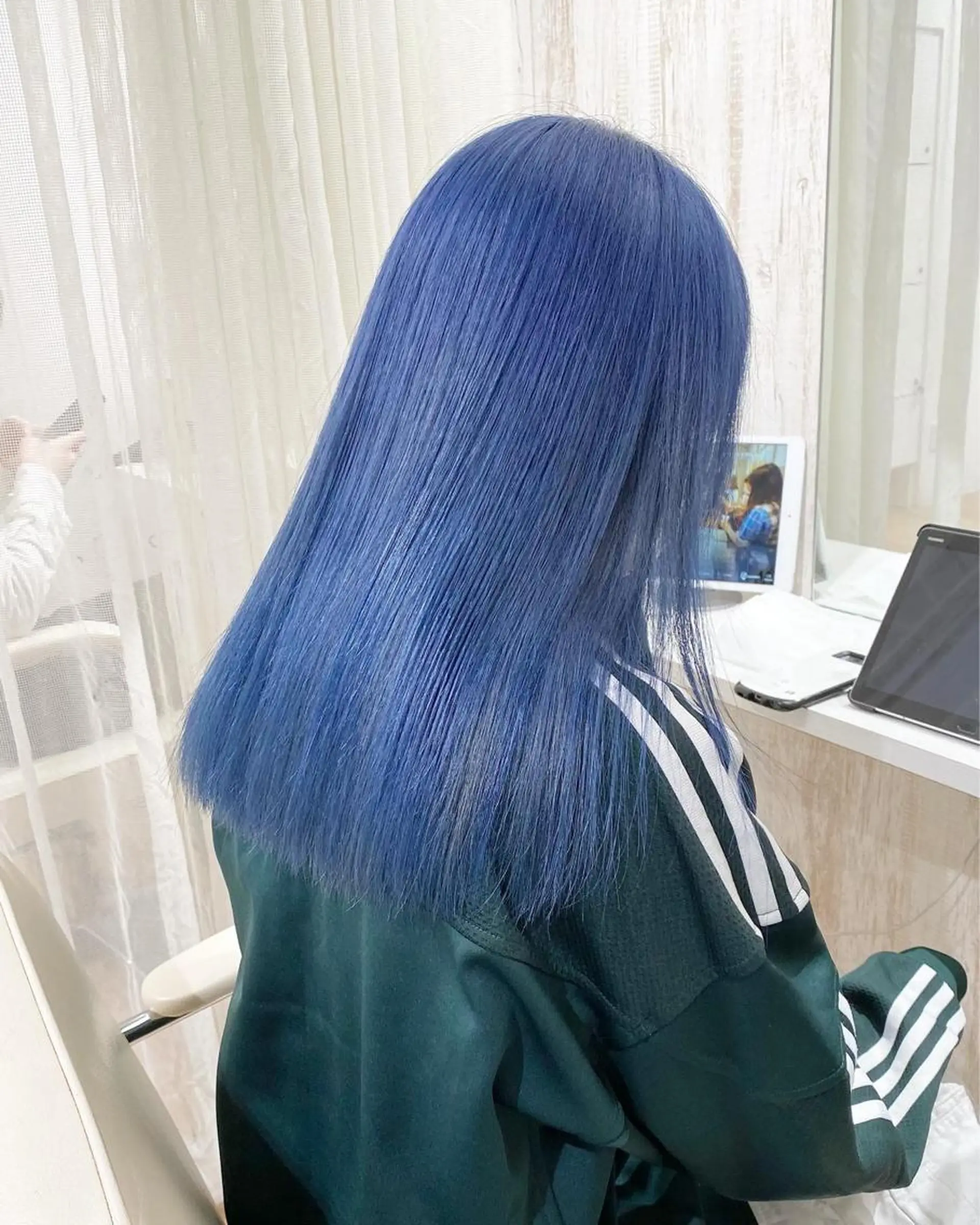 セミロング カラー シールエクステ ブリーチ ケアブリーチ ダブルカラー ハイライトカラー 🌙HIZUKI🌙 ハイトーン 艶髪のヘアスタイル