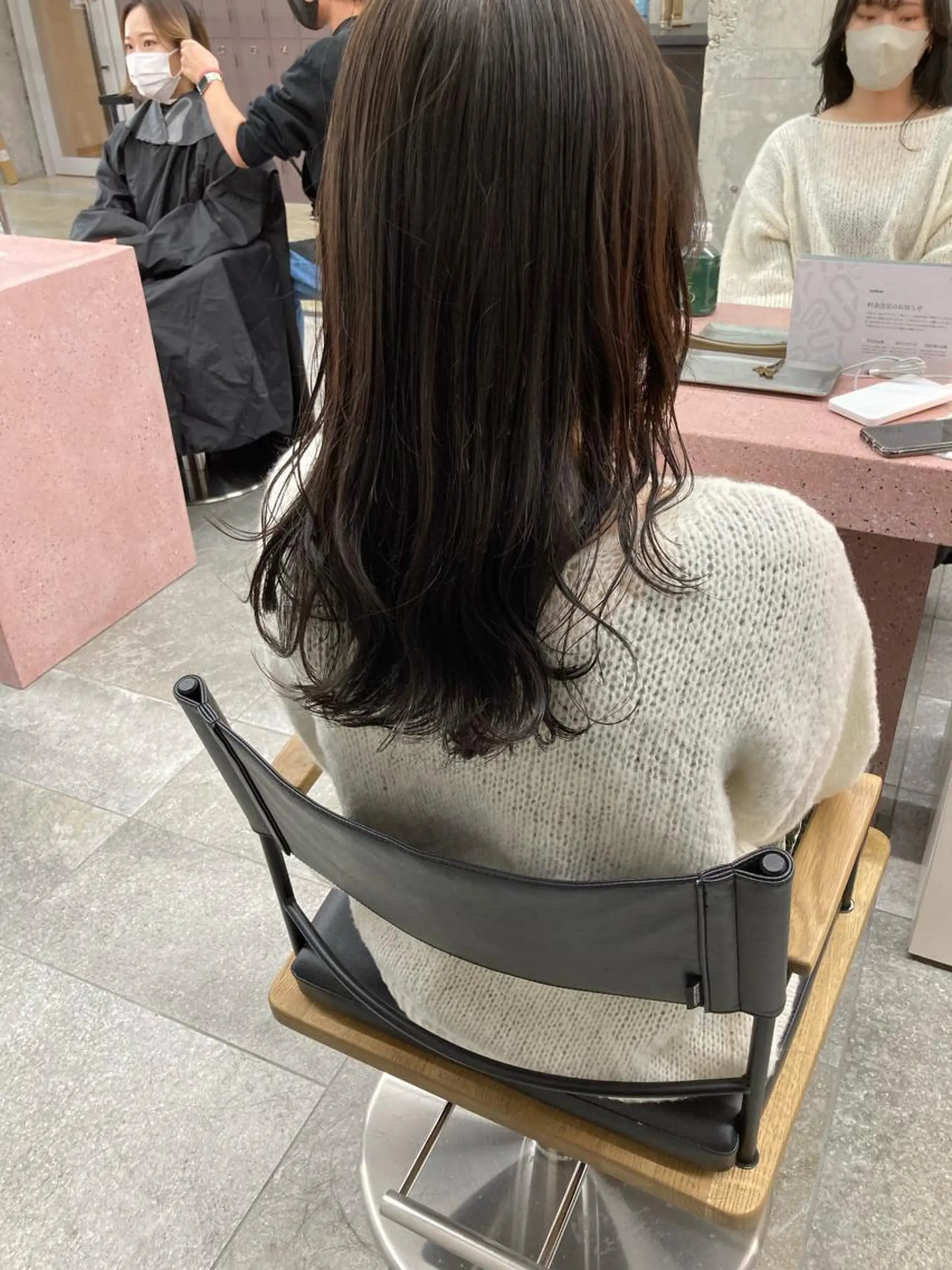 ミディアム カラー カット 縮毛矯正 小木曽智美 /ボブ/ショートのヘアスタイル