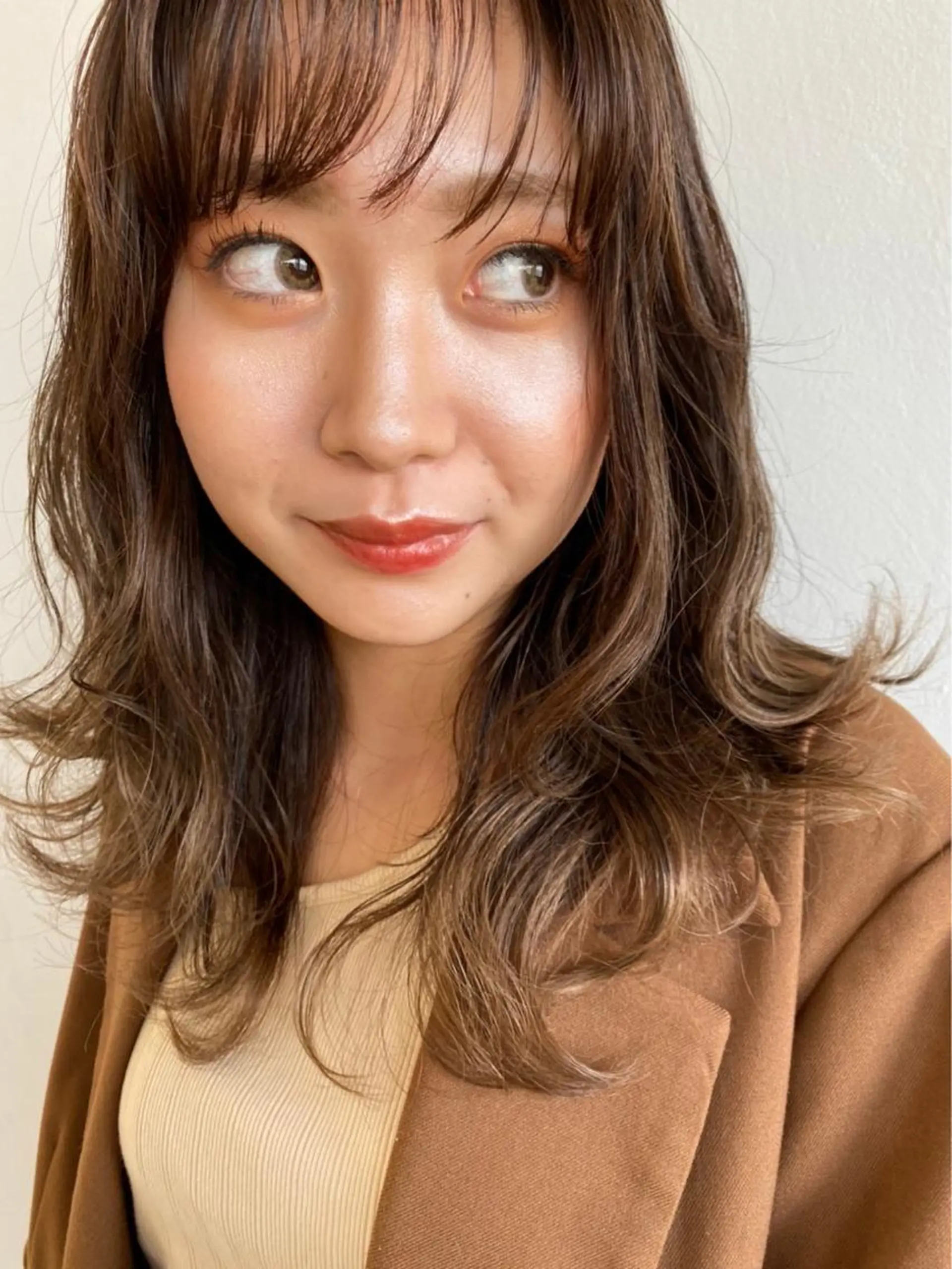 カラー nono/パーマ /顔まわりカット🐈のヘアスタイル