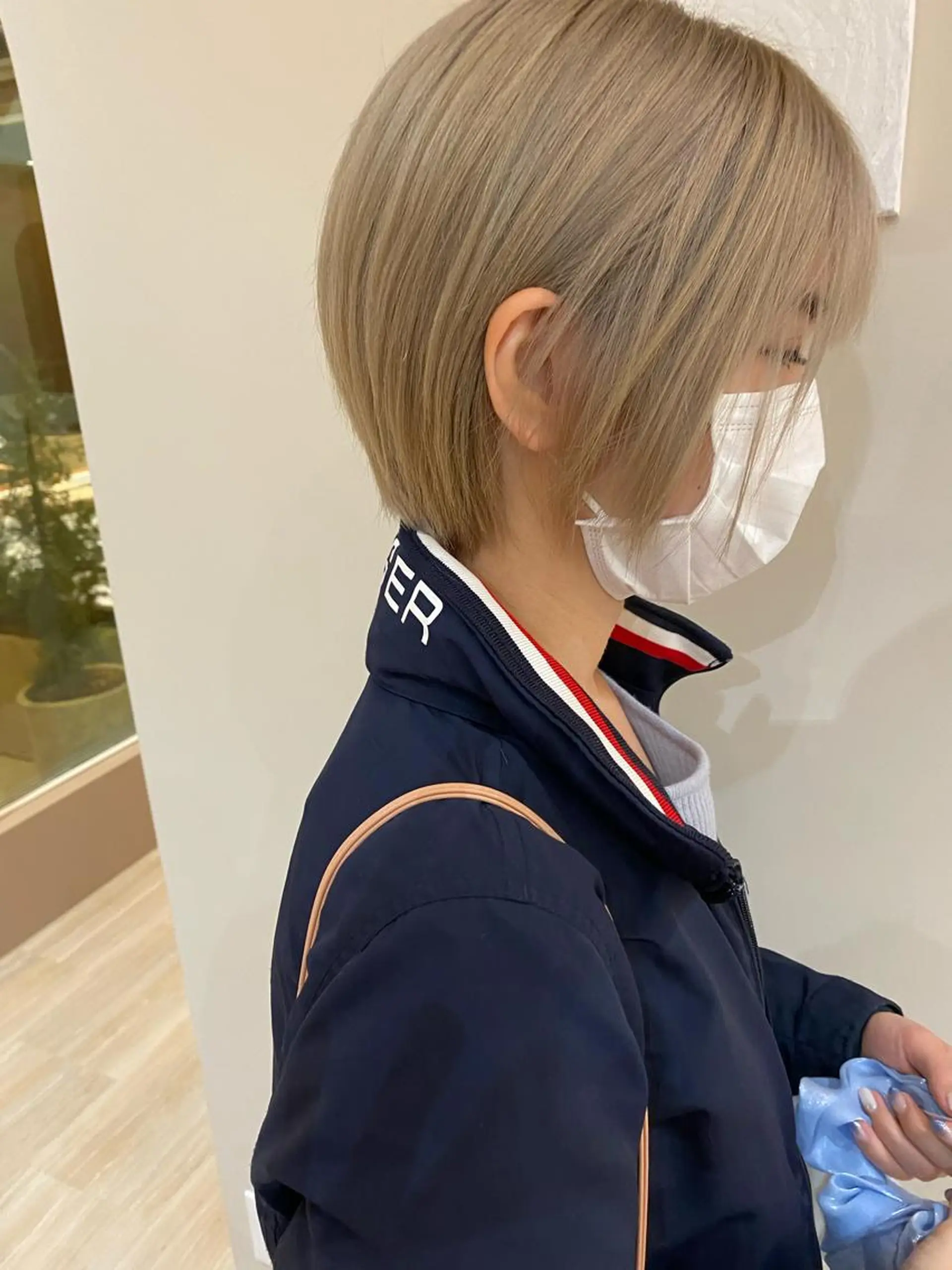 ショート カラー ベージュカラー ブリーチ ハイトーンカラー ハイトーンベージュ 【浜松・豊橋】 ニシモトのヘアスタイル