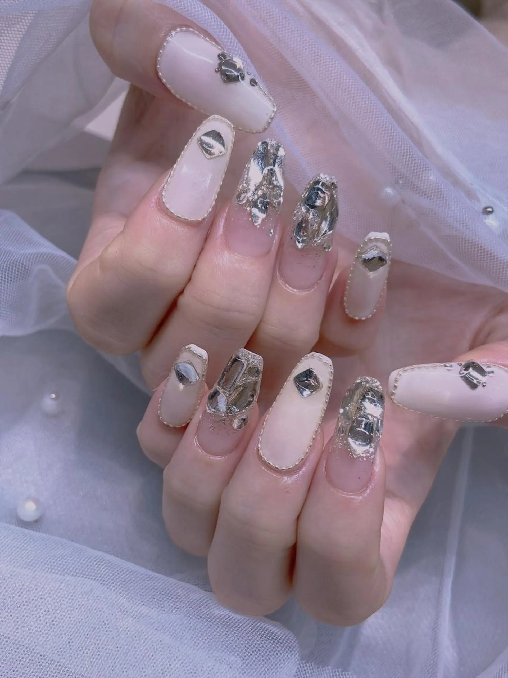 ネイル 長さだし専門店 M2　rikaのネイルデザイン