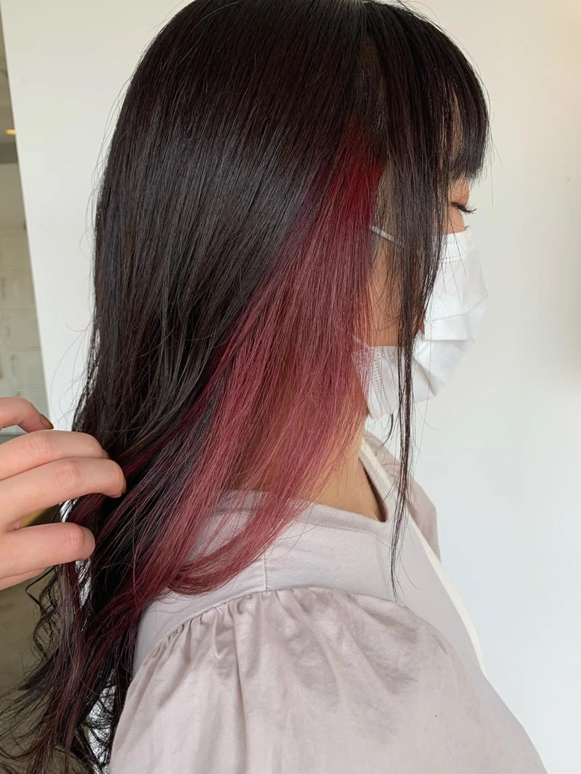 ロング おせ ちさとのヘアスタイル