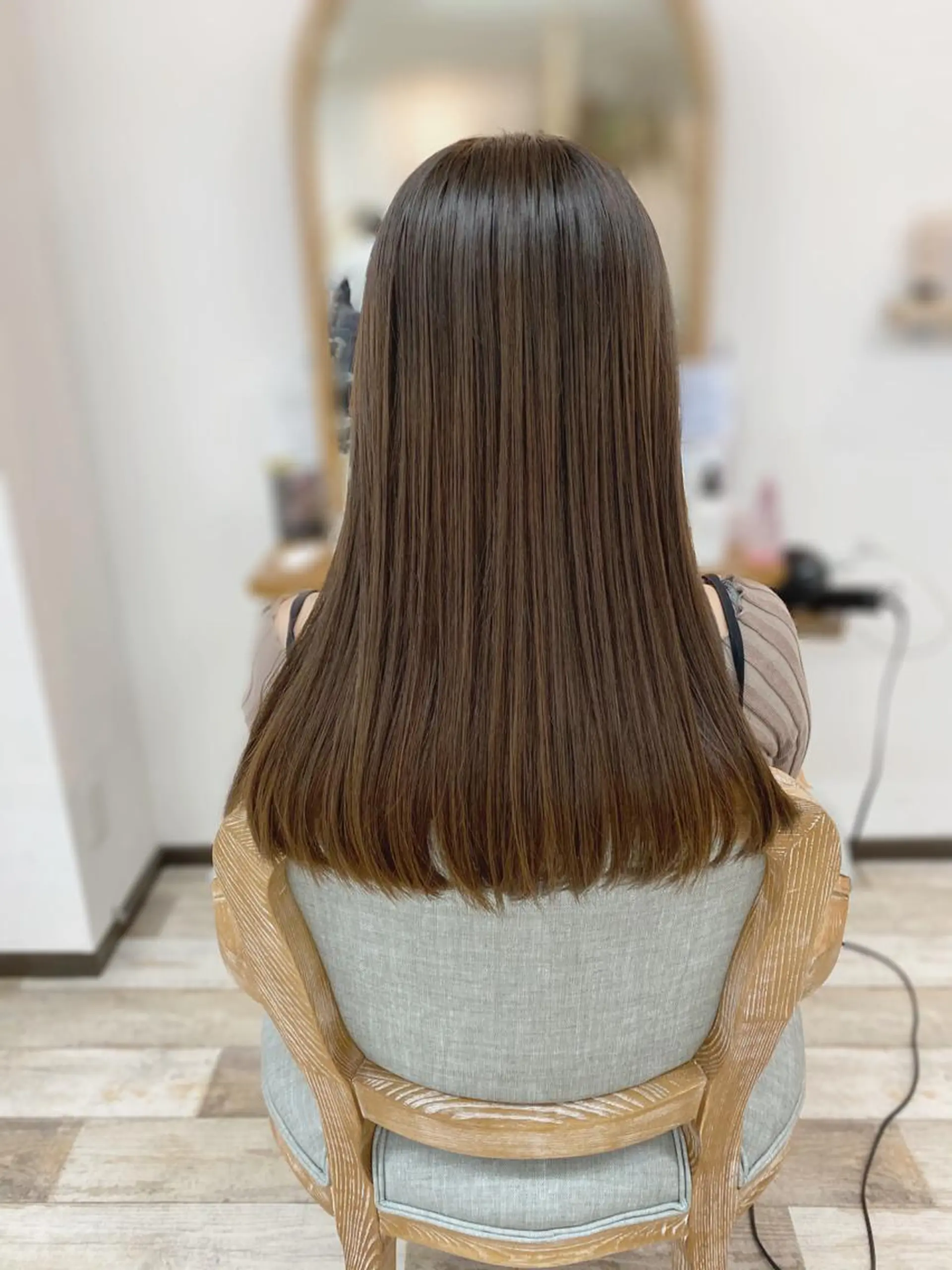ロング カラー グラデーションカラー トリートメント 酸熱トリートメント こもり なおやのヘアスタイル