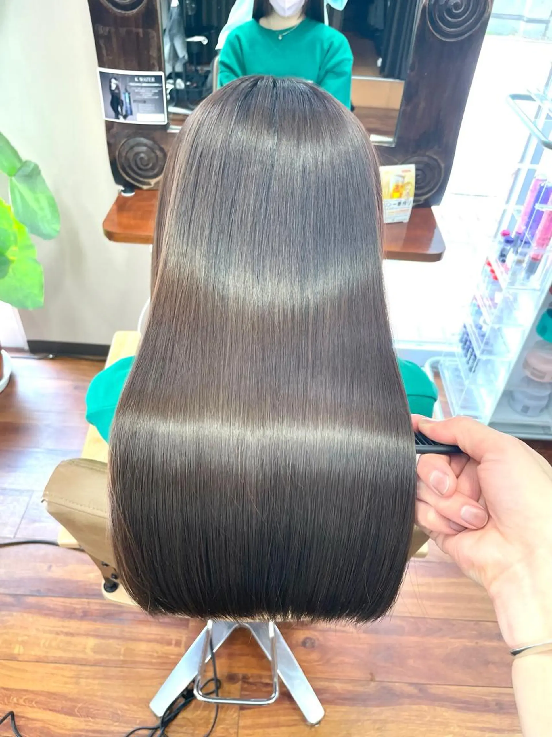 セミロング 髪質改善 トリートメント トリートメント HERSHE by apollo所属・✨美髪矯正&ショート の小林✨のヘアスタイル