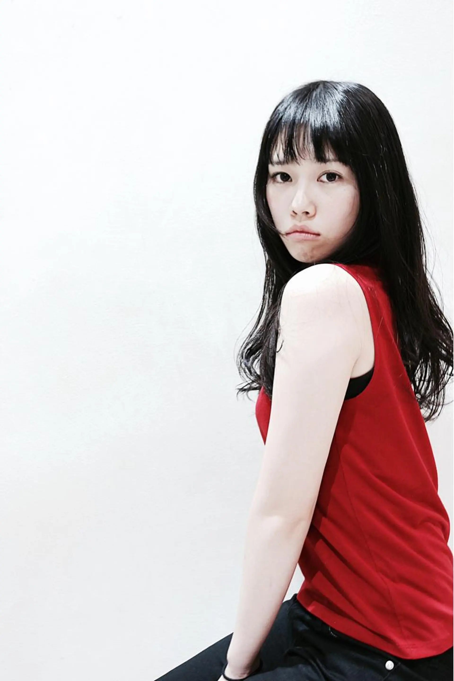 セミロング ロング パーマ 川間 将彦のヘアスタイル