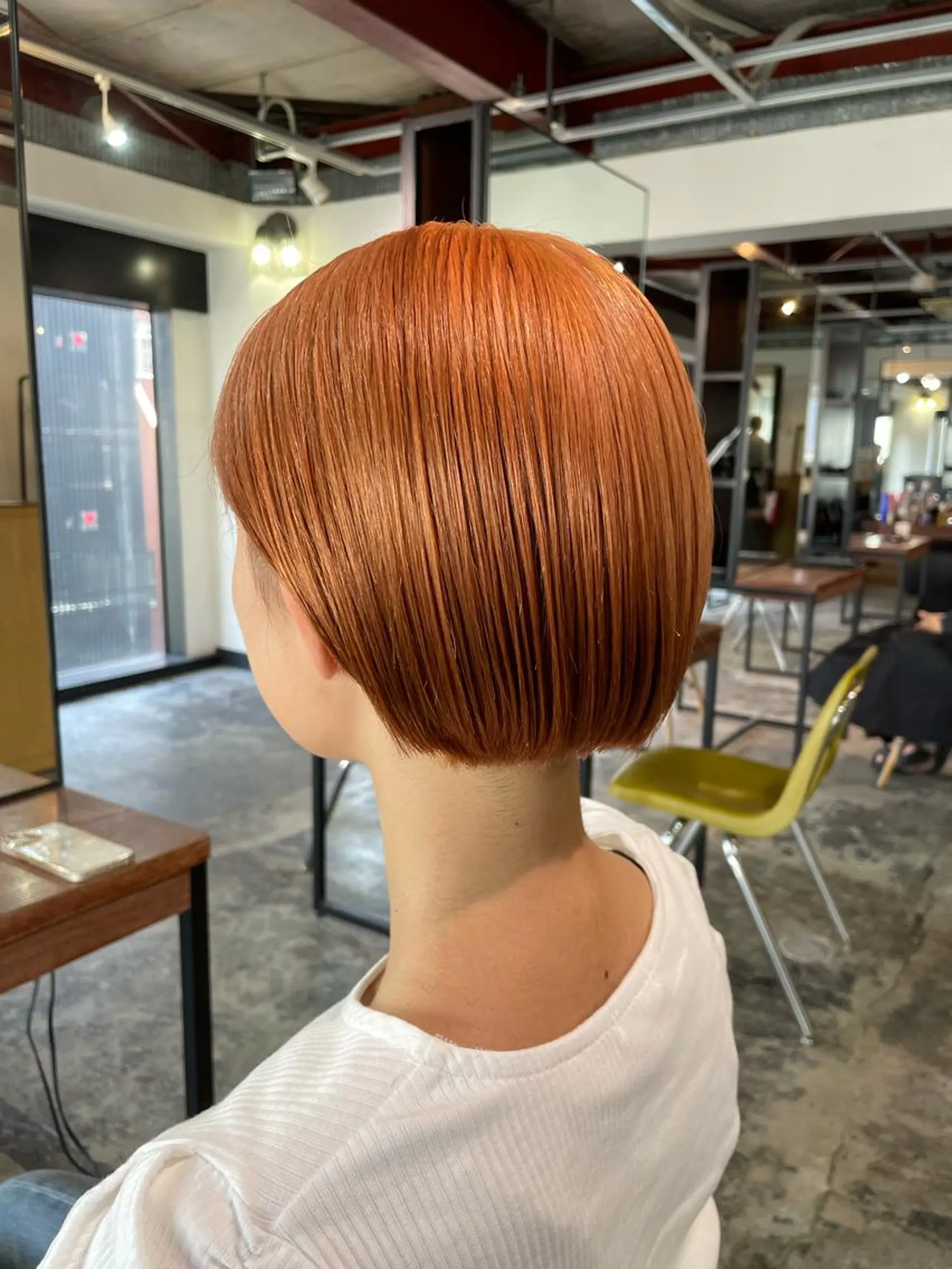 ショート カラー ベージュカラー イヤリングカラー インナーカラー ボブ ボブインナー La fith hair ray所属・メンズ/パーマ/ ブリーチ/KAITOのヘアスタイル