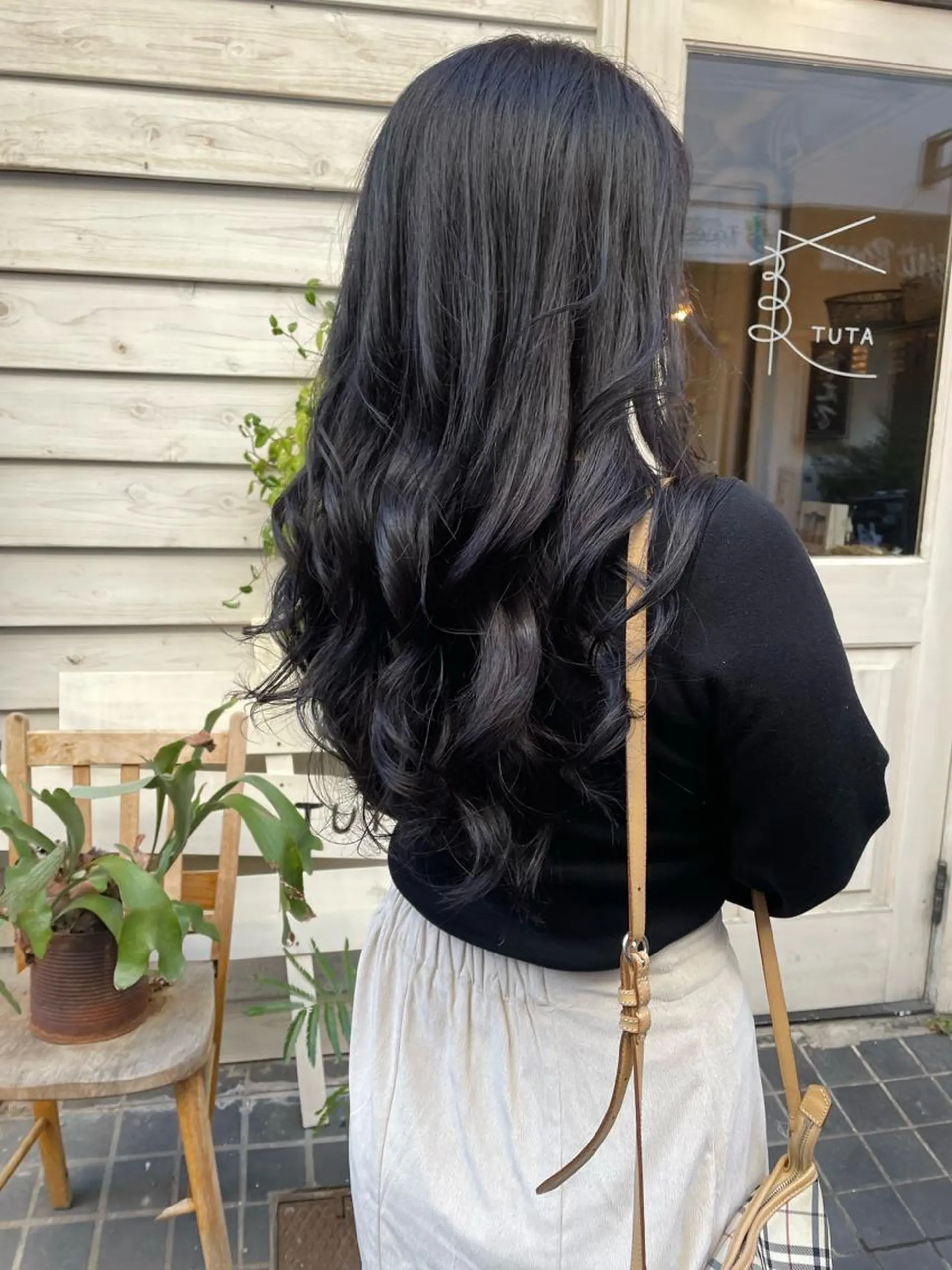 ロング カラー パープルカラー ヘアカラー ｔｏ ｋｉのヘアスタイル