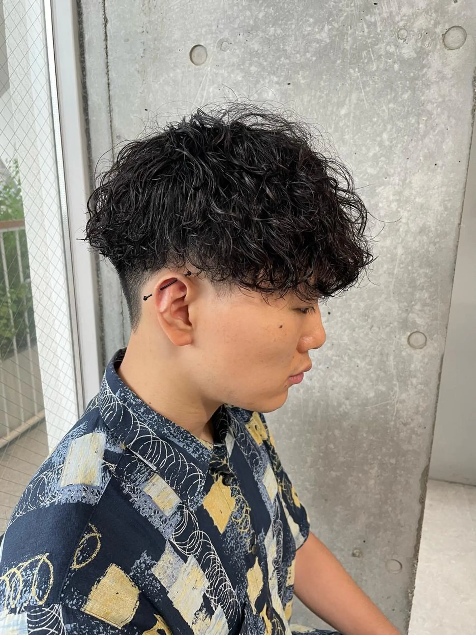 パーマ メンズ カット パーマ トリートメント ヘッドスパ ヘアセット メンズモテパーマ💙 fuwaのヘアスタイル