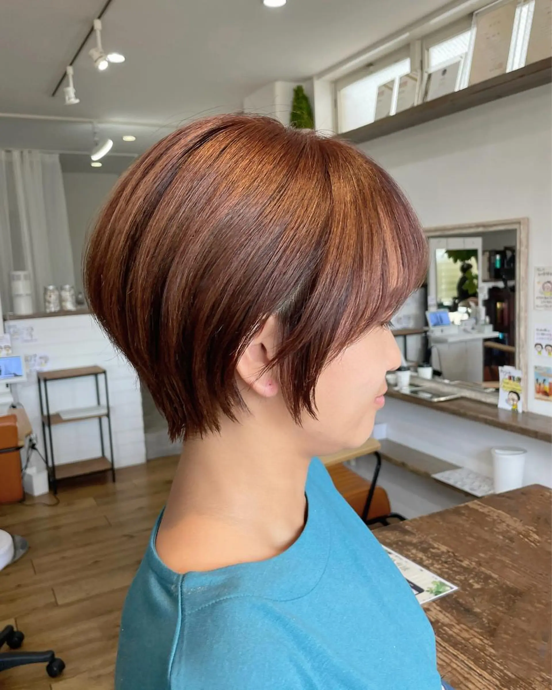 ショート カラー ショートヘア 奥田 誠司のヘアスタイル