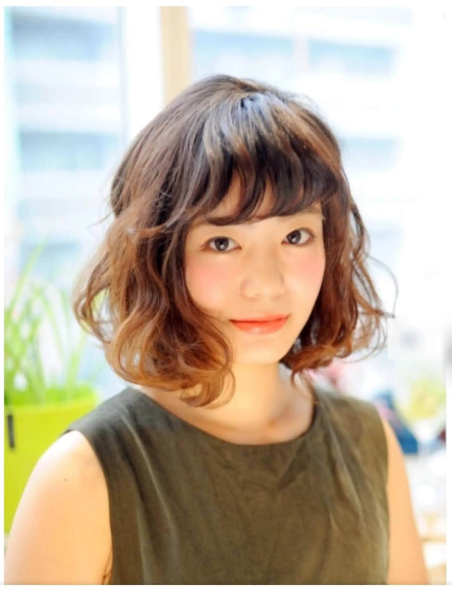 ミディアム パーマ 美容院 むぎのその他イメージ