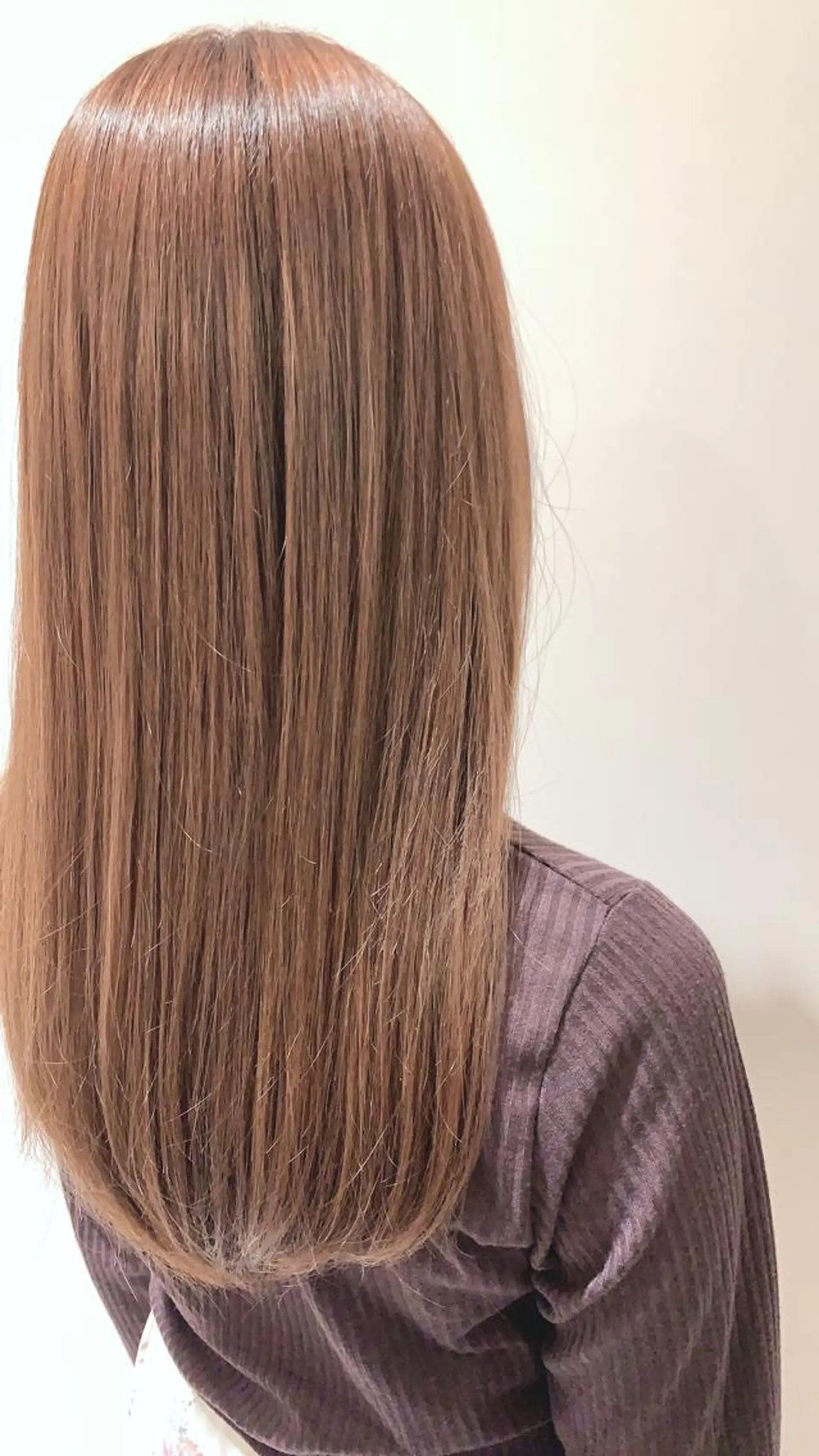 ロング カラー ヘアアレンジ ピンクカラー 高井瑠華🌼 ストカールカット特化のヘアスタイル
