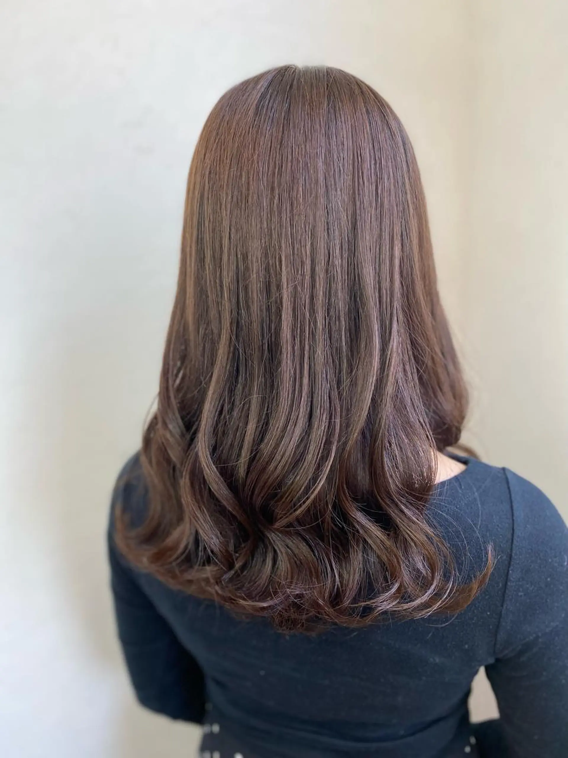 ロング カラー グレージュ ラベンダーカラー ラベンダーグレージュ ラベンダーグレー トリートメント 💓永坂　美由紀💓 Aujuaソムリエのヘアスタイル