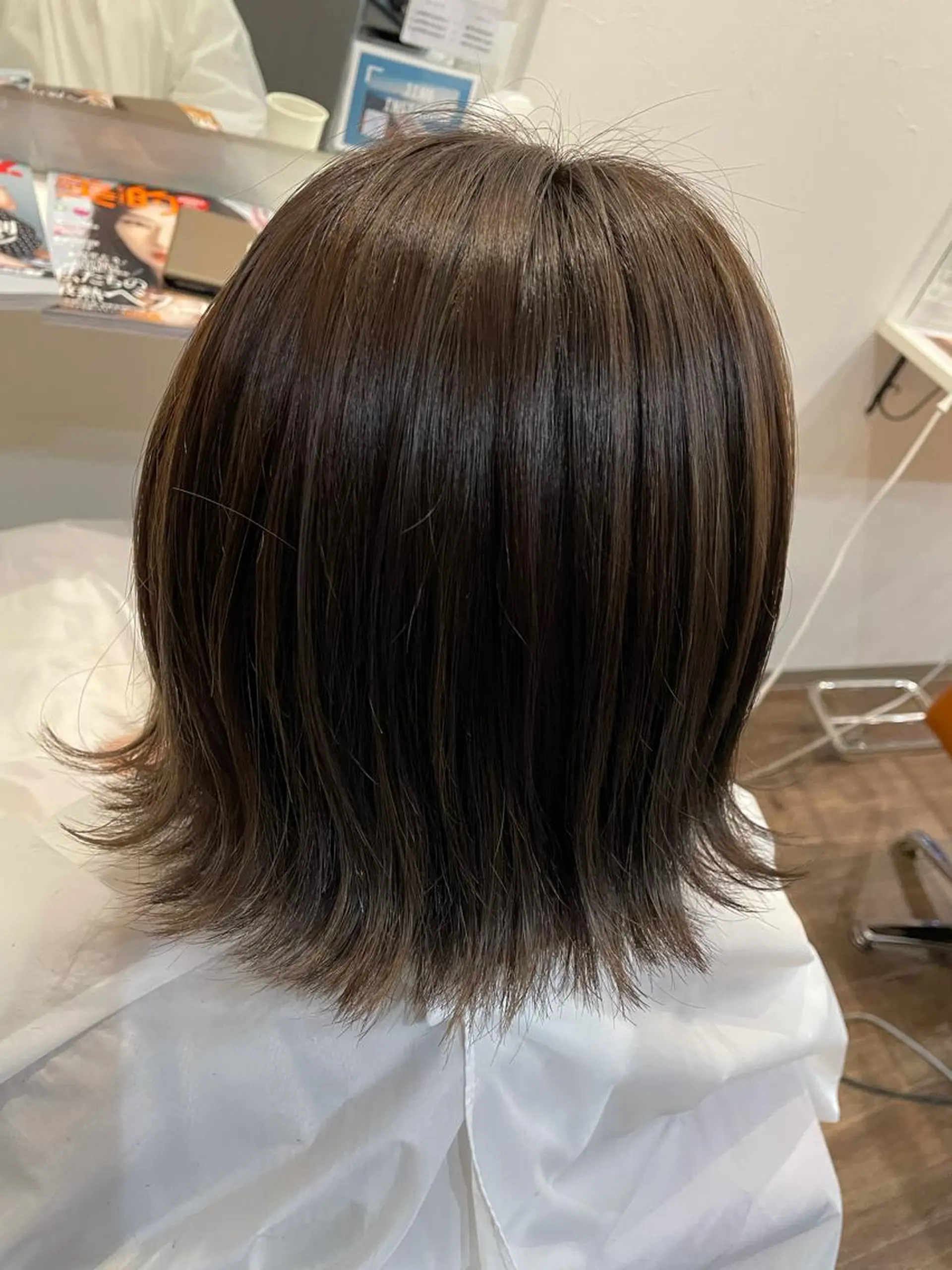 ミディアム 高崎 絵里子のヘアスタイル