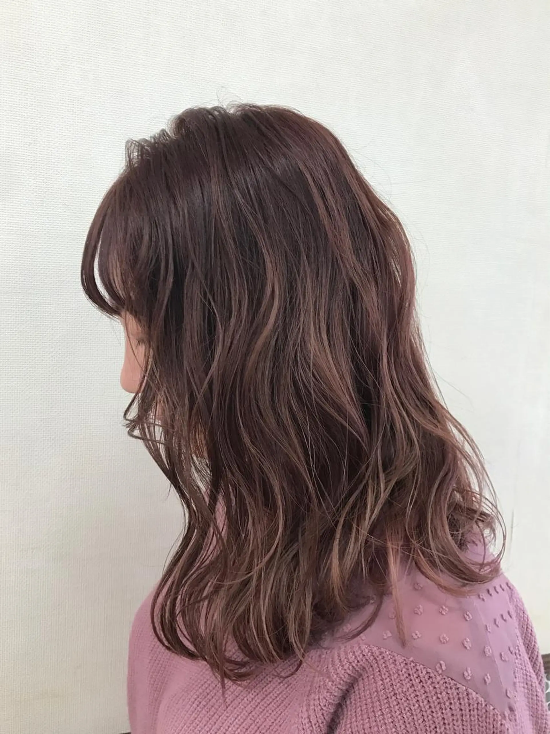 セミロング カラー 似合わせ/透明感カラ ー/QUATRO谷口のヘアスタイル