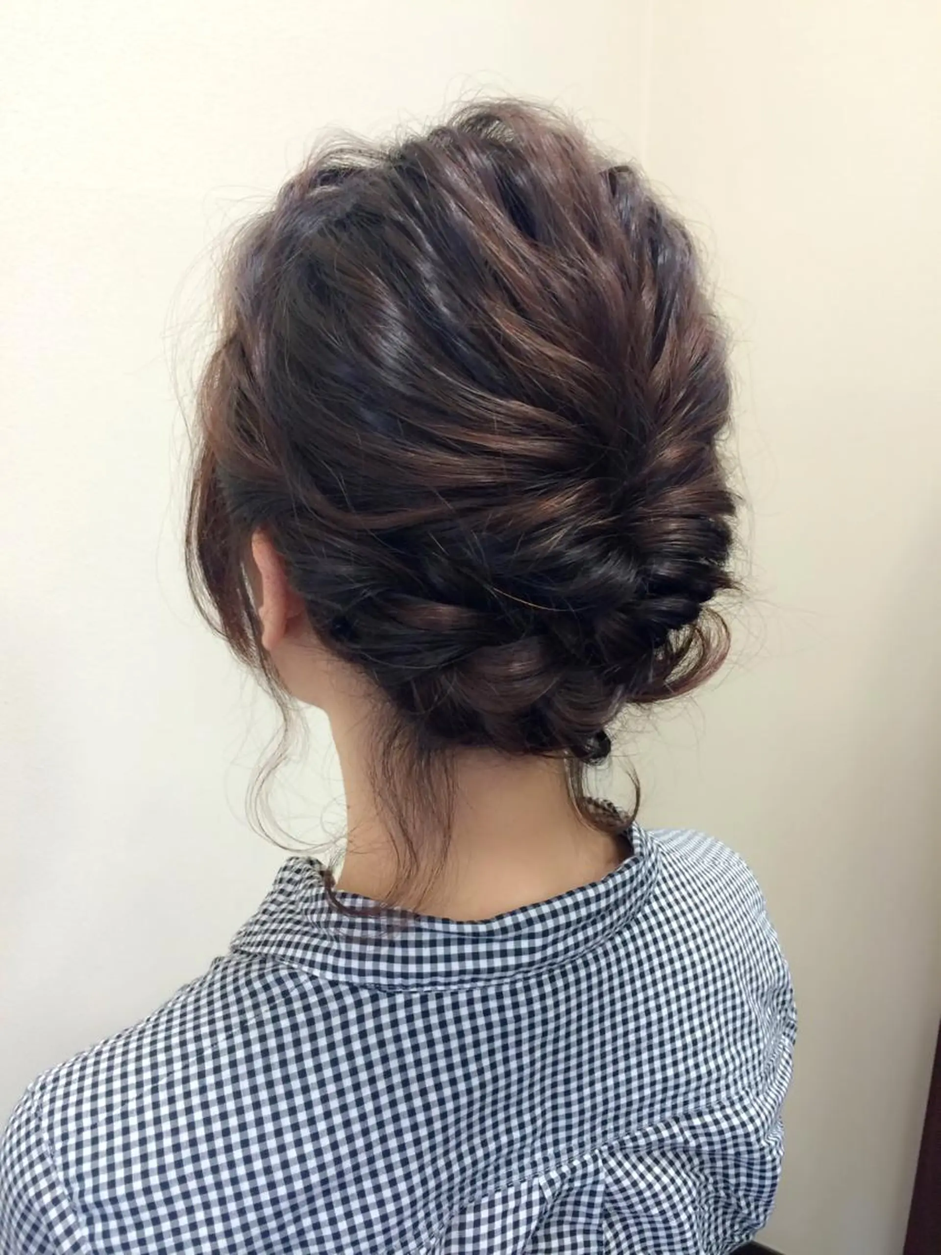 ミディアム ヘアアレンジ 沢田 瞳のヘアスタイル