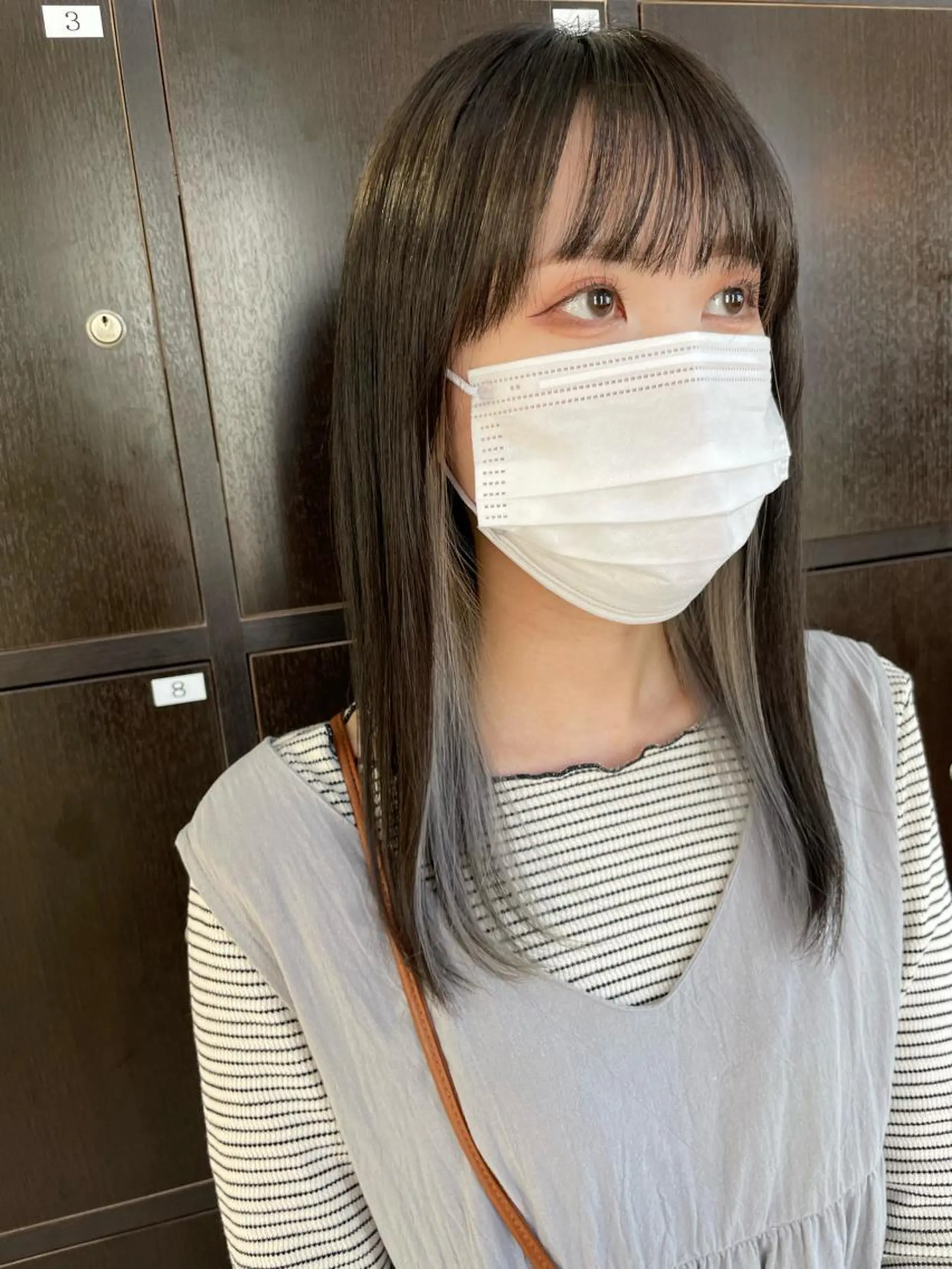 ミディアム カラー カット ヘアカラー コレットヘアー 田中アヤノのヘアスタイル
