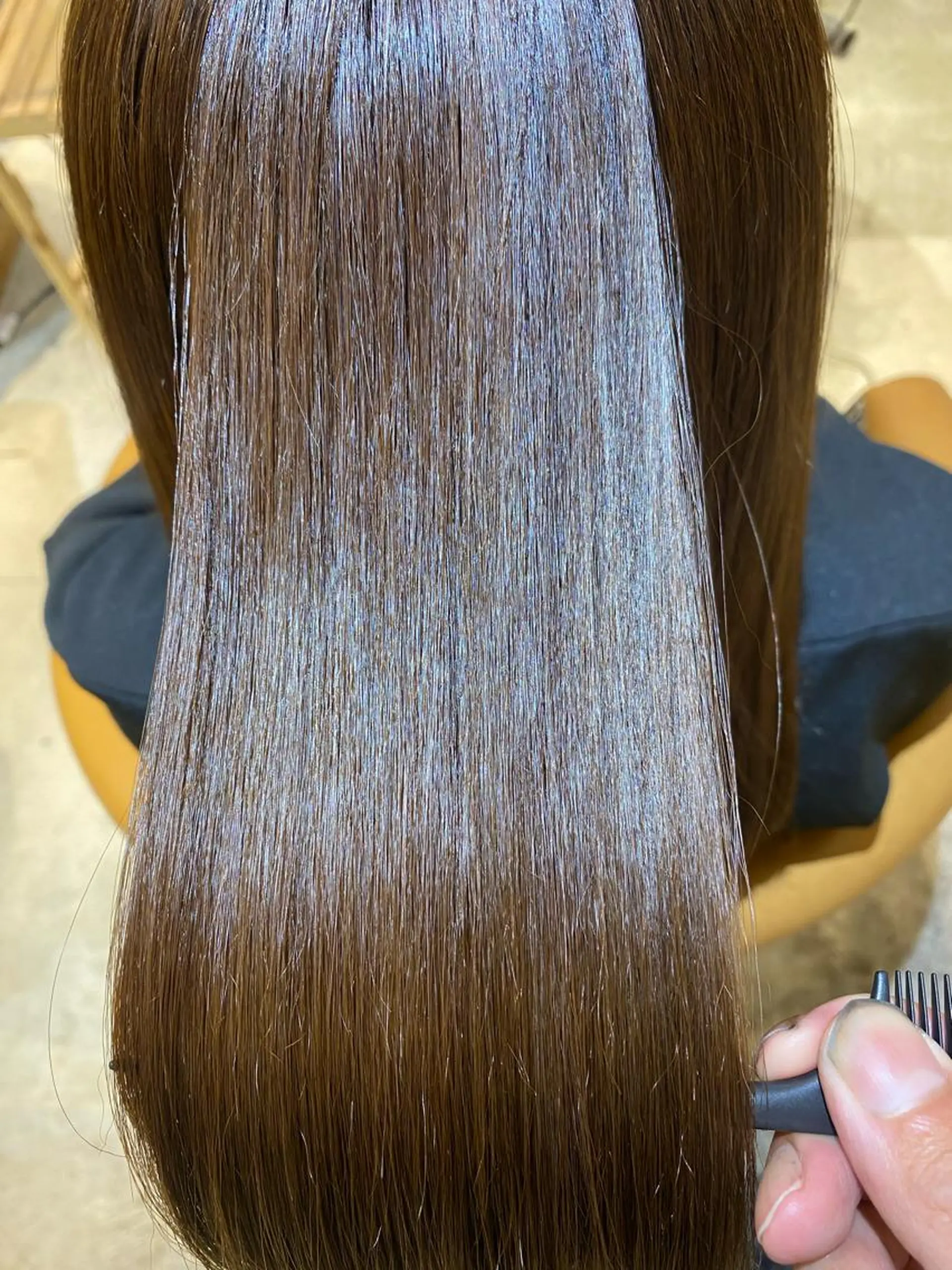 セミロング パーマ 縮毛矯正 トリートメント 縮毛矯正/髪質改善 表参道/千田大地のヘアスタイル