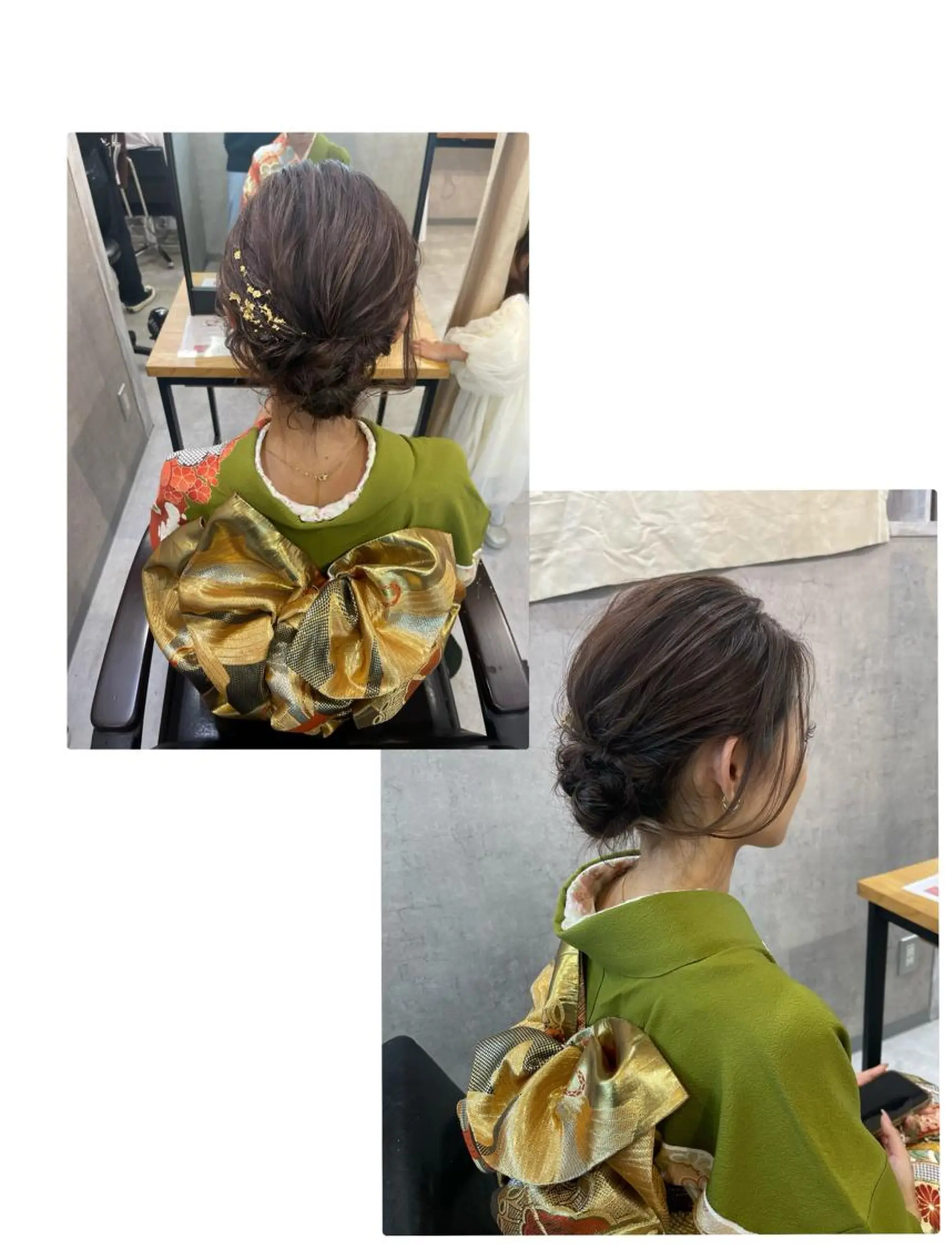 ヘアアレンジ ヘアセット 松井那津子 /ハイライトブリーチのヘアスタイル