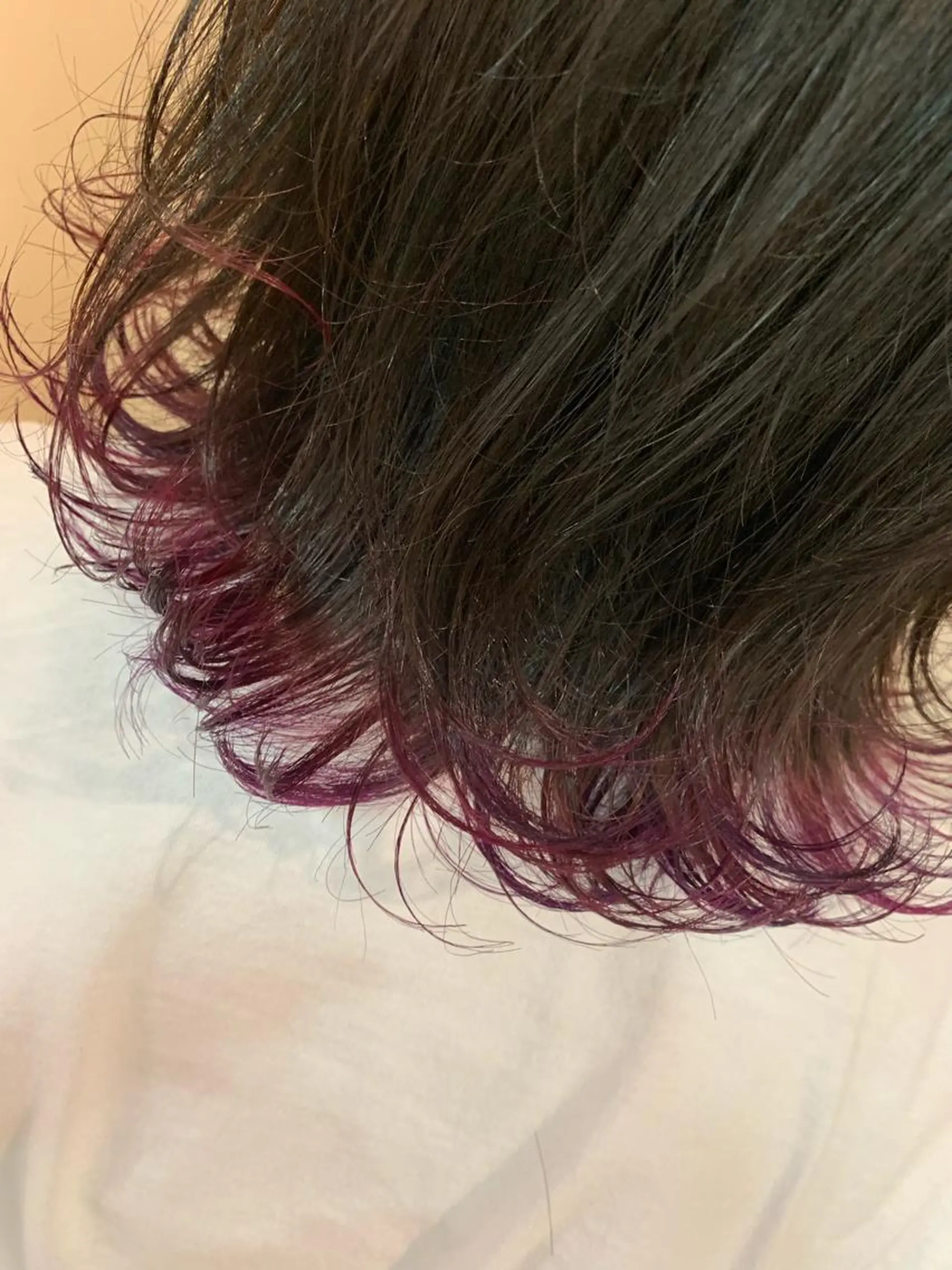 セミロング カラー 顔まわりカット✄ ベージュカラー🧸のヘアスタイル